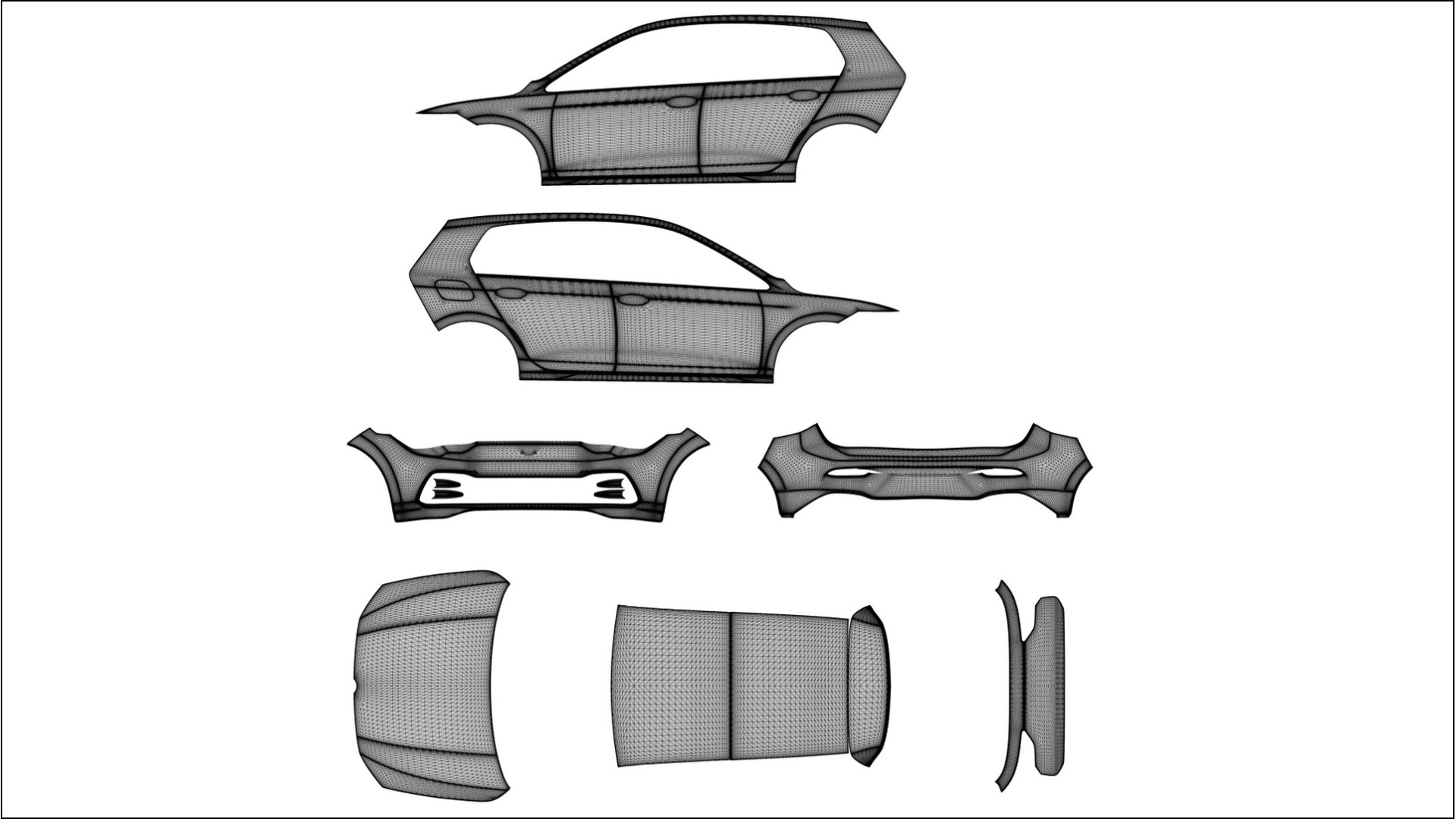 VW Golf Mk8 BARCELONA Designed Wrap PPF Kit – Printable Polyurethane Film 2