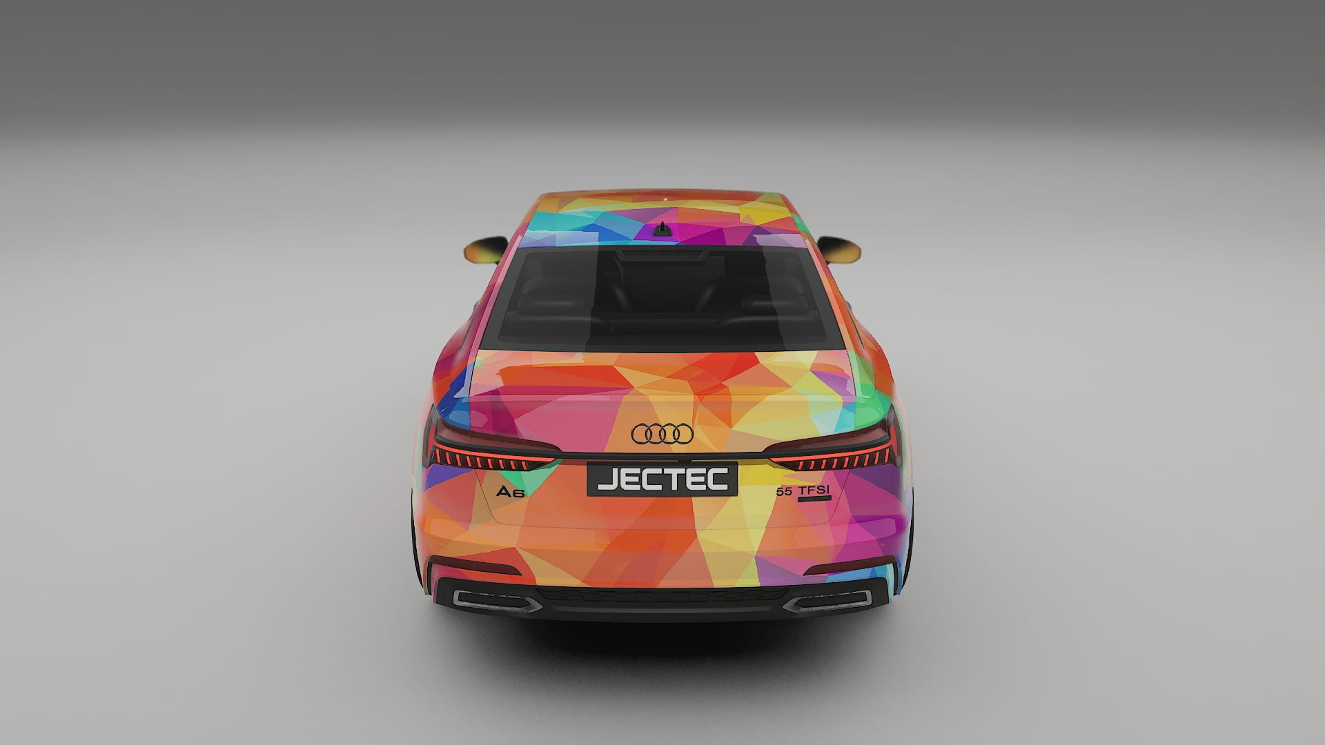 Audi A6 S-Line C8 VECTOR VIBE – Designet Wrap PPF-sæt i printbart polyurethanfilm