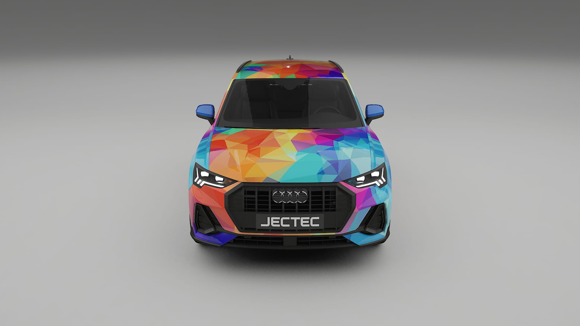 Audi Q3 S-Line F3 VECTOR VIBE – Designet Wrap PPF-sæt i printbart polyurethanfilm