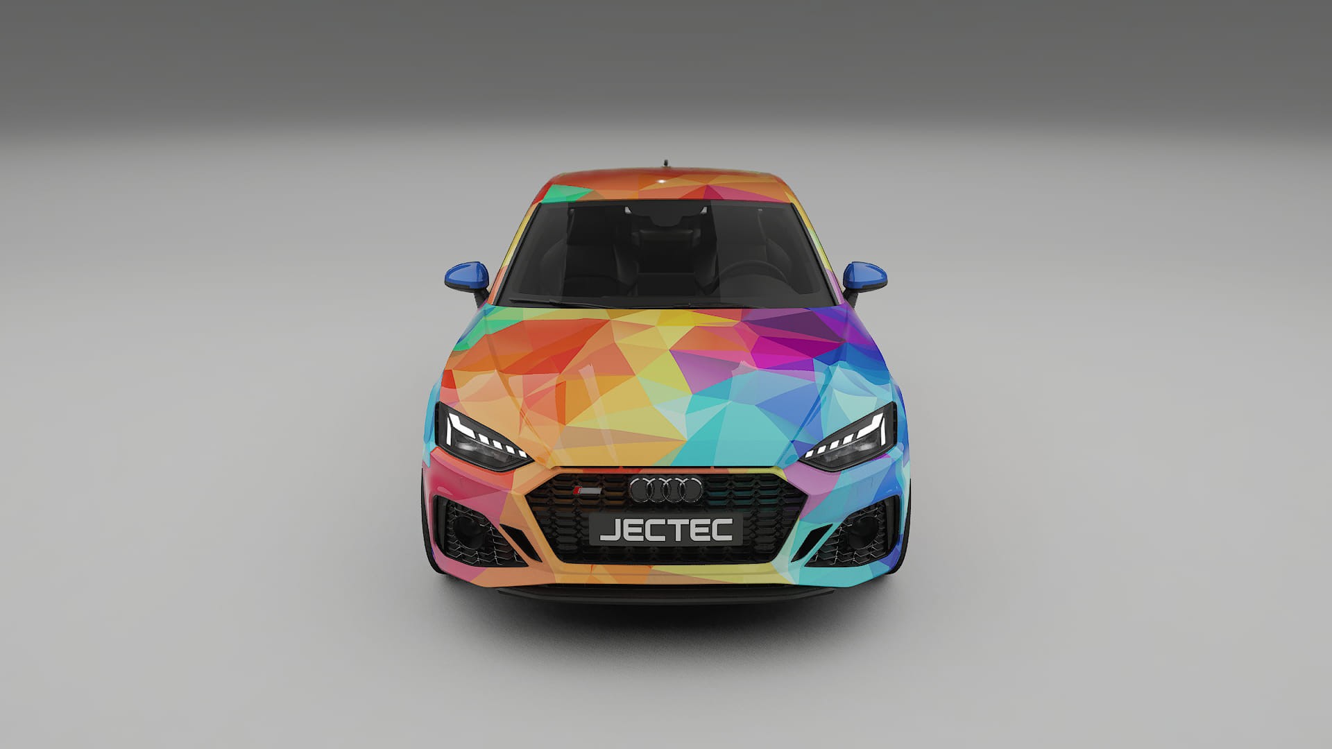 Audi RS5 Coupe B9 facelift pre-LCI VECTOR VIBE – Designet Wrap PPF-sæt i printbart polyurethanfilm