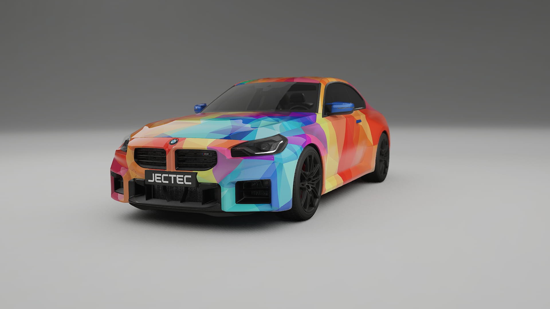 BMW M2 G87 VECTOR VIBE – Designet Wrap PPF-sæt i printbart polyurethanfilm