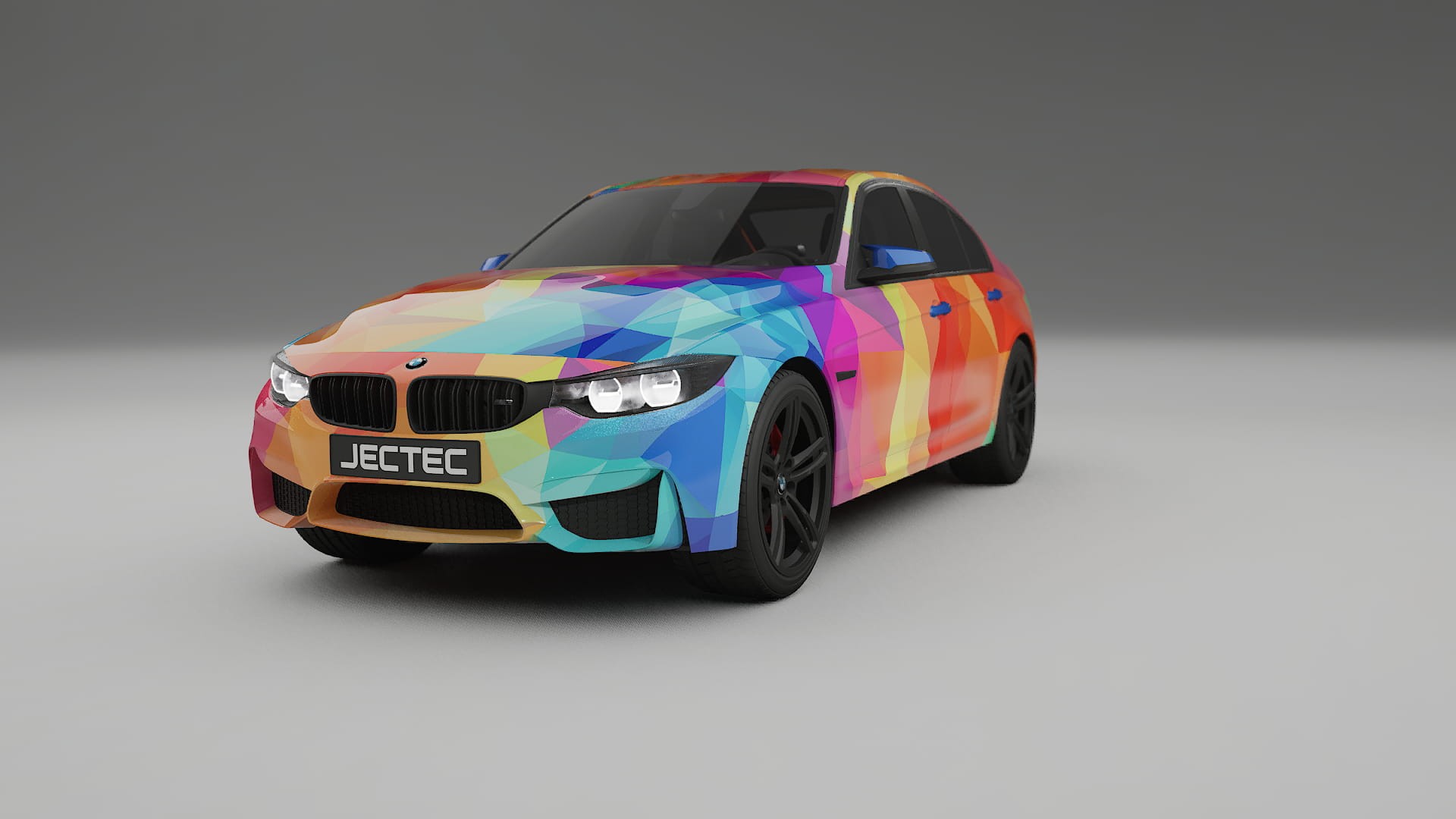BMW M3 F80 VECTOR VIBE – Designet Wrap PPF-sæt i printbart polyurethanfilm