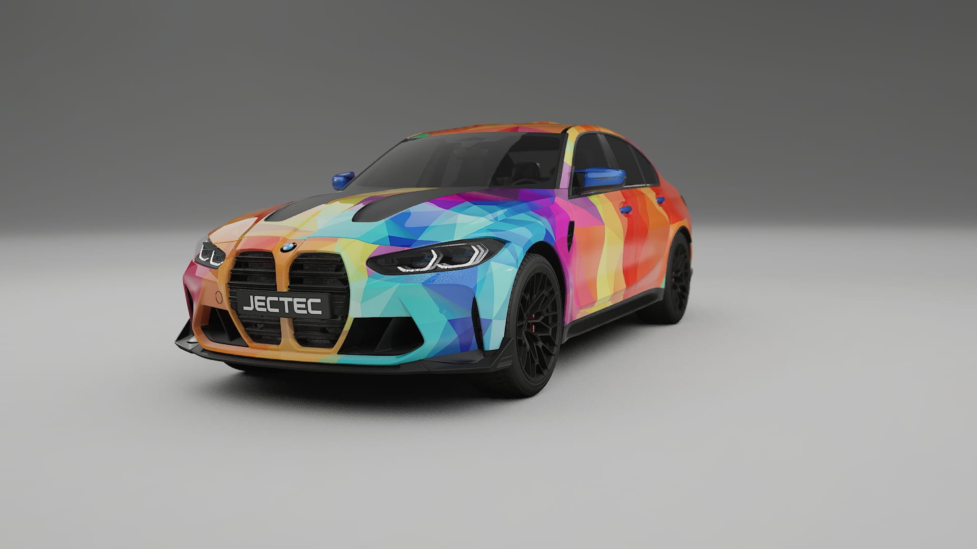 BMW M3 G80 Competition CS VECTOR VIBE – Designet Wrap PPF-sæt i printbart polyurethanfilm
