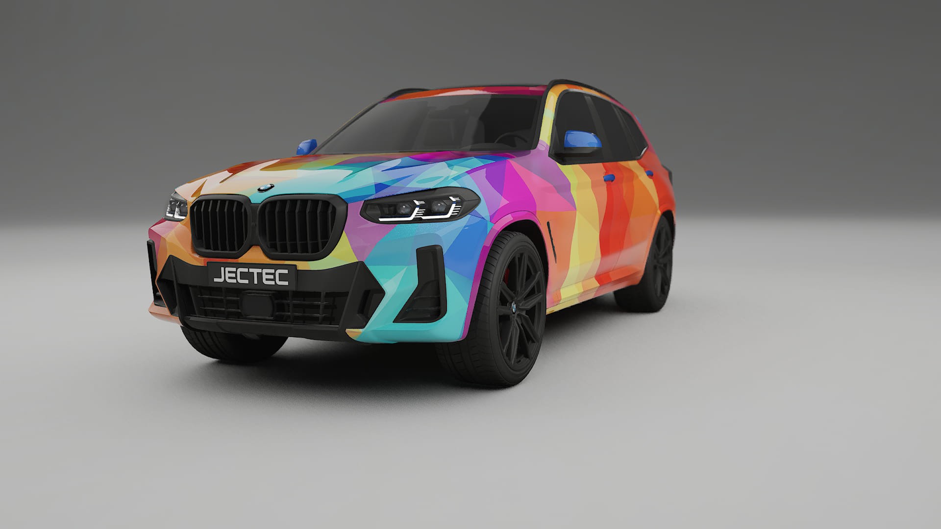BMW X3 G01 facelift VECTOR VIBE – Designet Wrap PPF-sæt i printbart polyurethanfilm