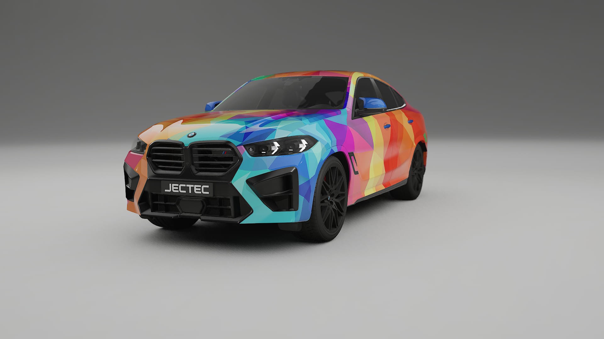 BMW X6 F96 Competition VECTOR VIBE – Designet Wrap PPF-sæt i printbart polyurethanfilm