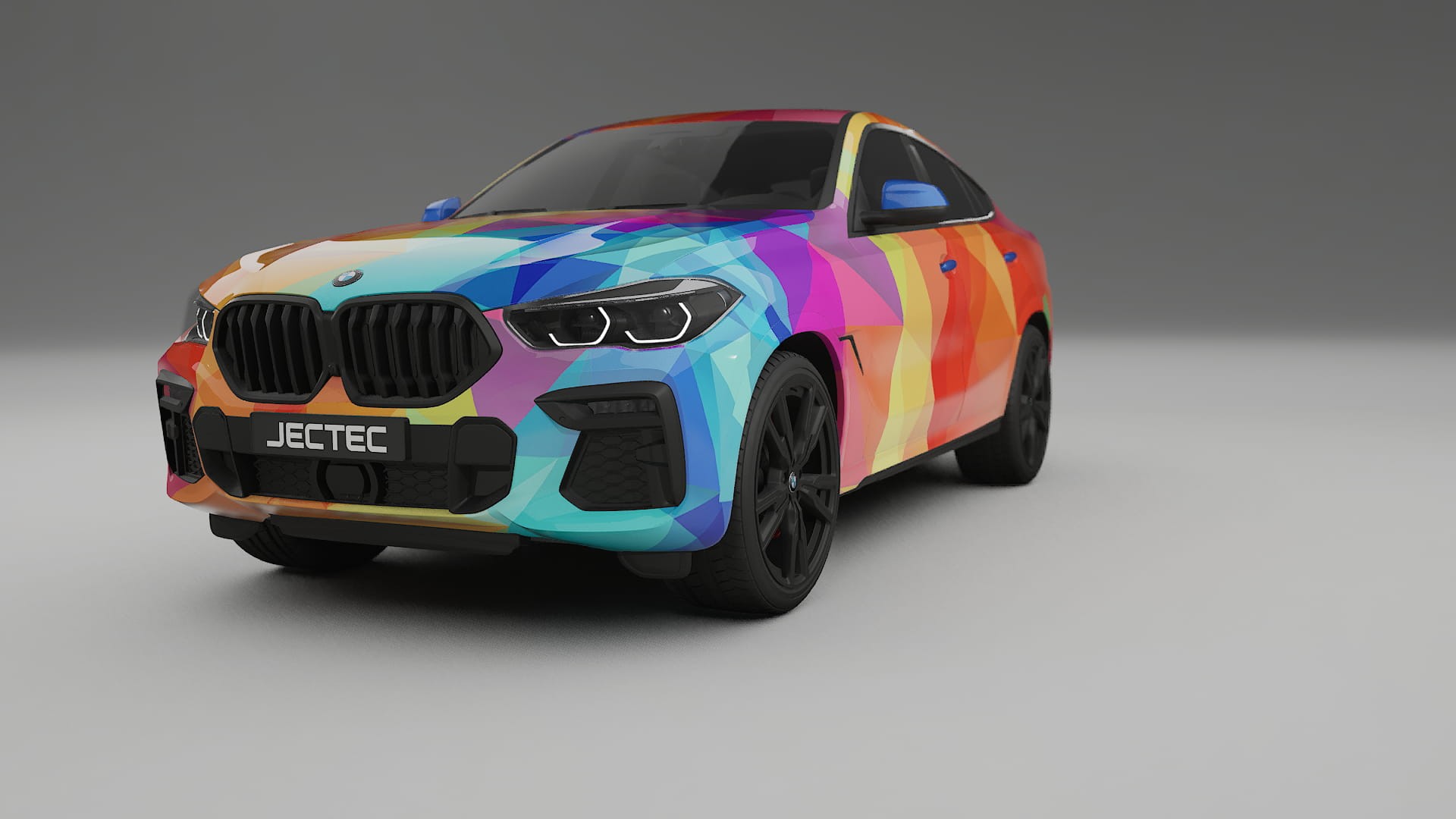 BMW X6 G06 F96 VECTOR VIBE – Designet Wrap PPF-sæt i printbart polyurethanfilm