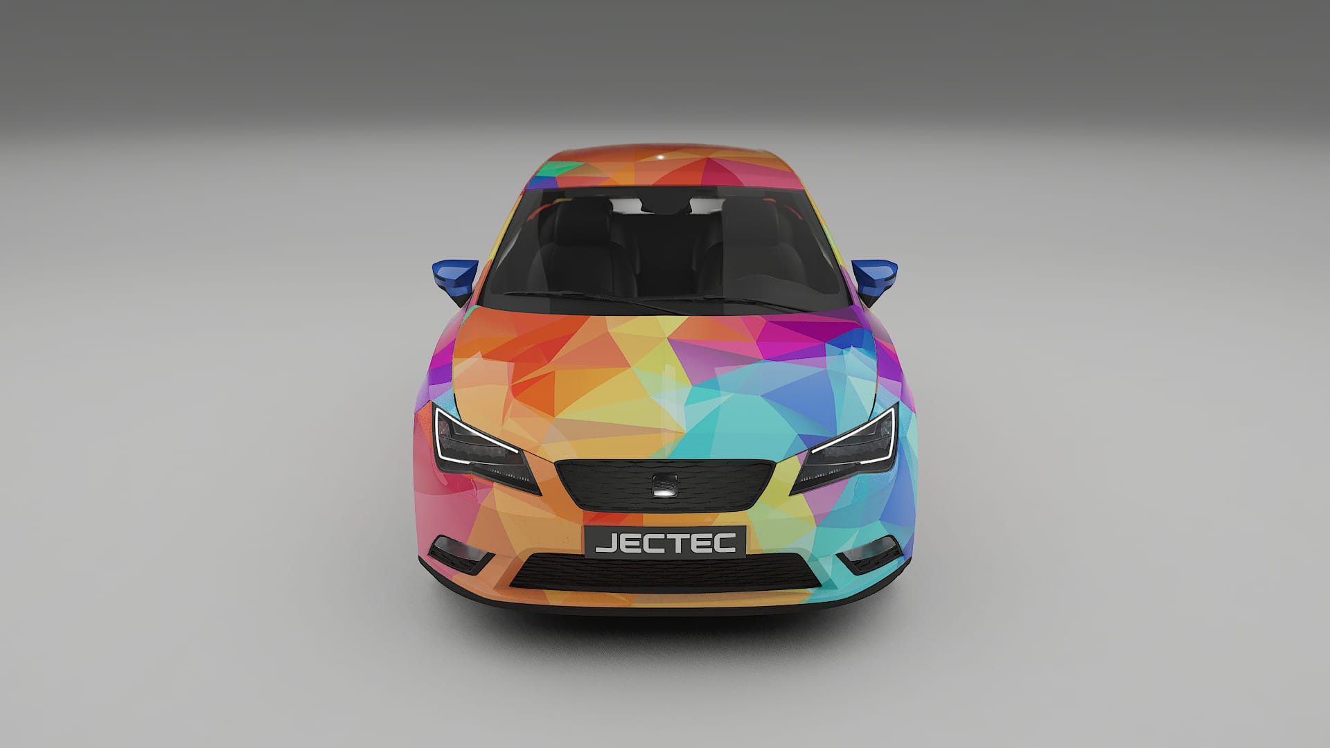 Seat Leon FR 5F VECTOR VIBE – Designet Wrap PPF-sæt i printbart polyurethanfilm