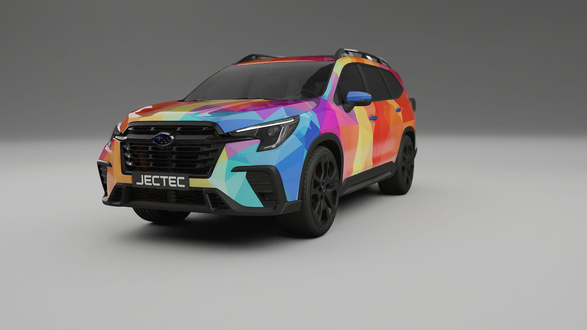 Subaru Ascent BT facelift LCI VECTOR VIBE – Designet Wrap PPF-sæt i printbart polyurethanfilm