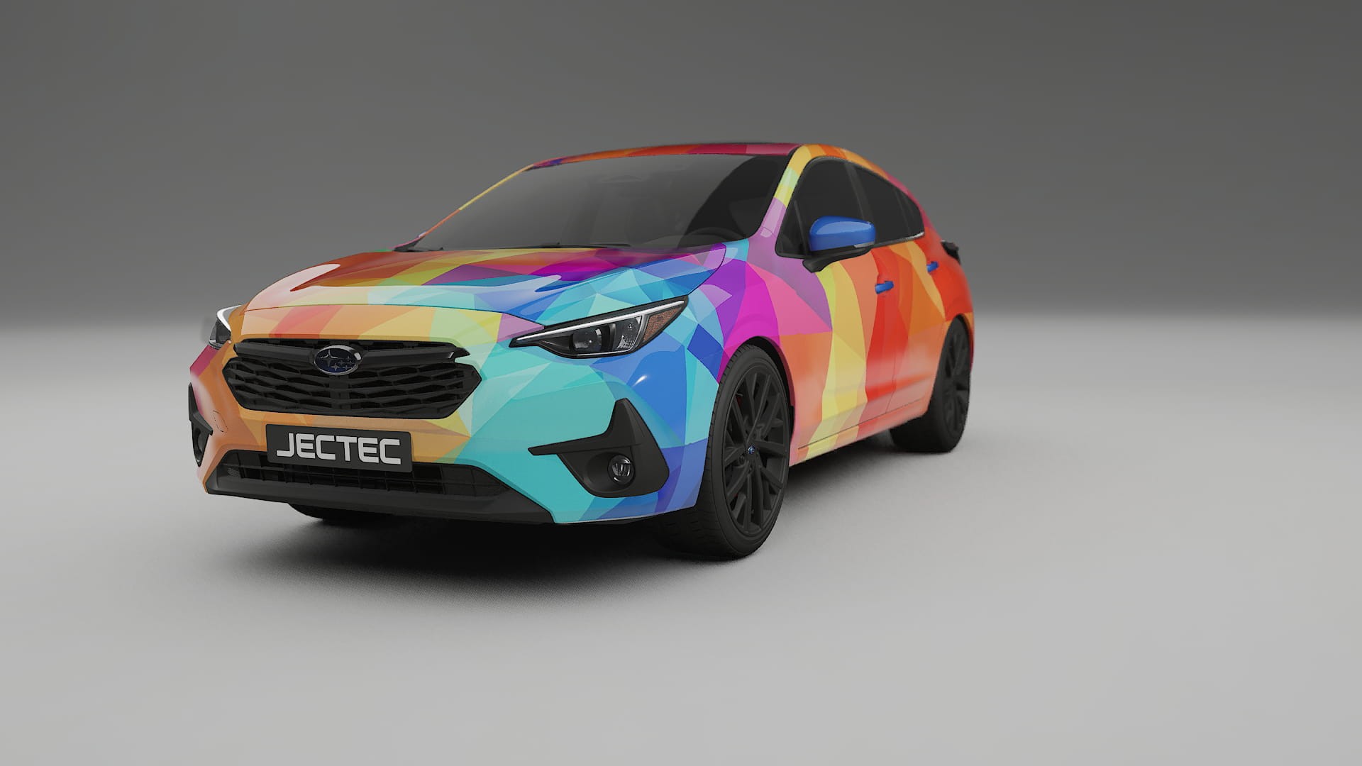 Subaru Impreza GU VECTOR VIBE – Designet Wrap PPF-sæt i printbart polyurethanfilm