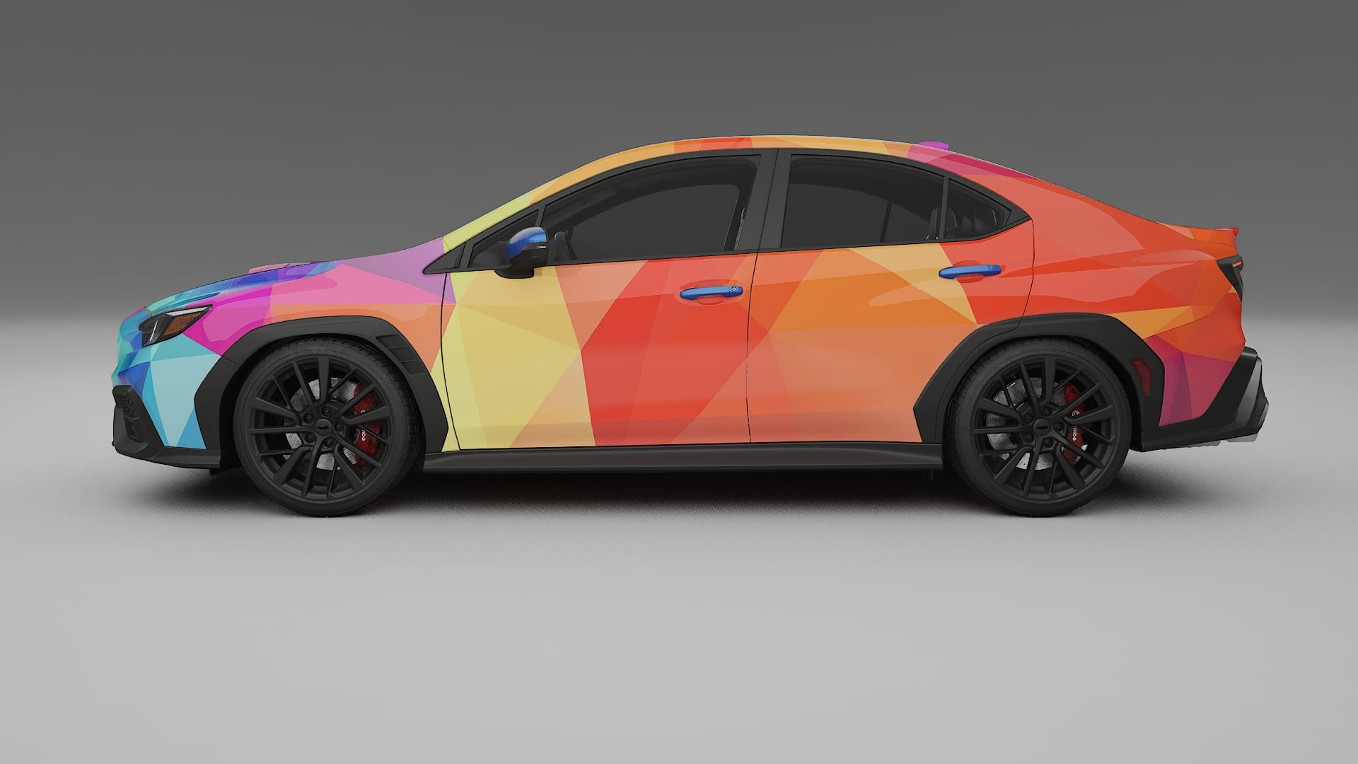 Subaru WRX VB VECTOR VIBE – Designet Wrap PPF-sæt i printbart polyurethanfilm