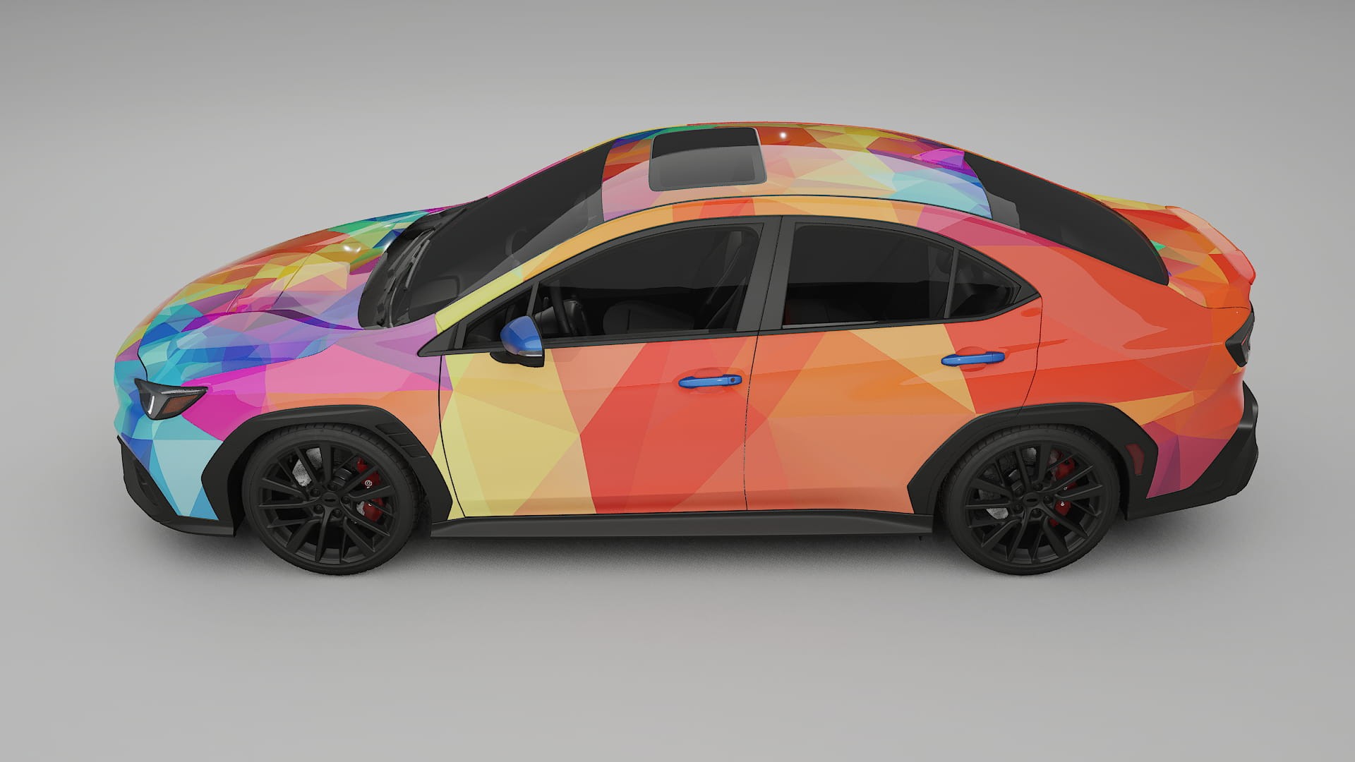 Subaru WRX VB VECTOR VIBE – Designet Wrap PPF-sæt i printbart polyurethanfilm
