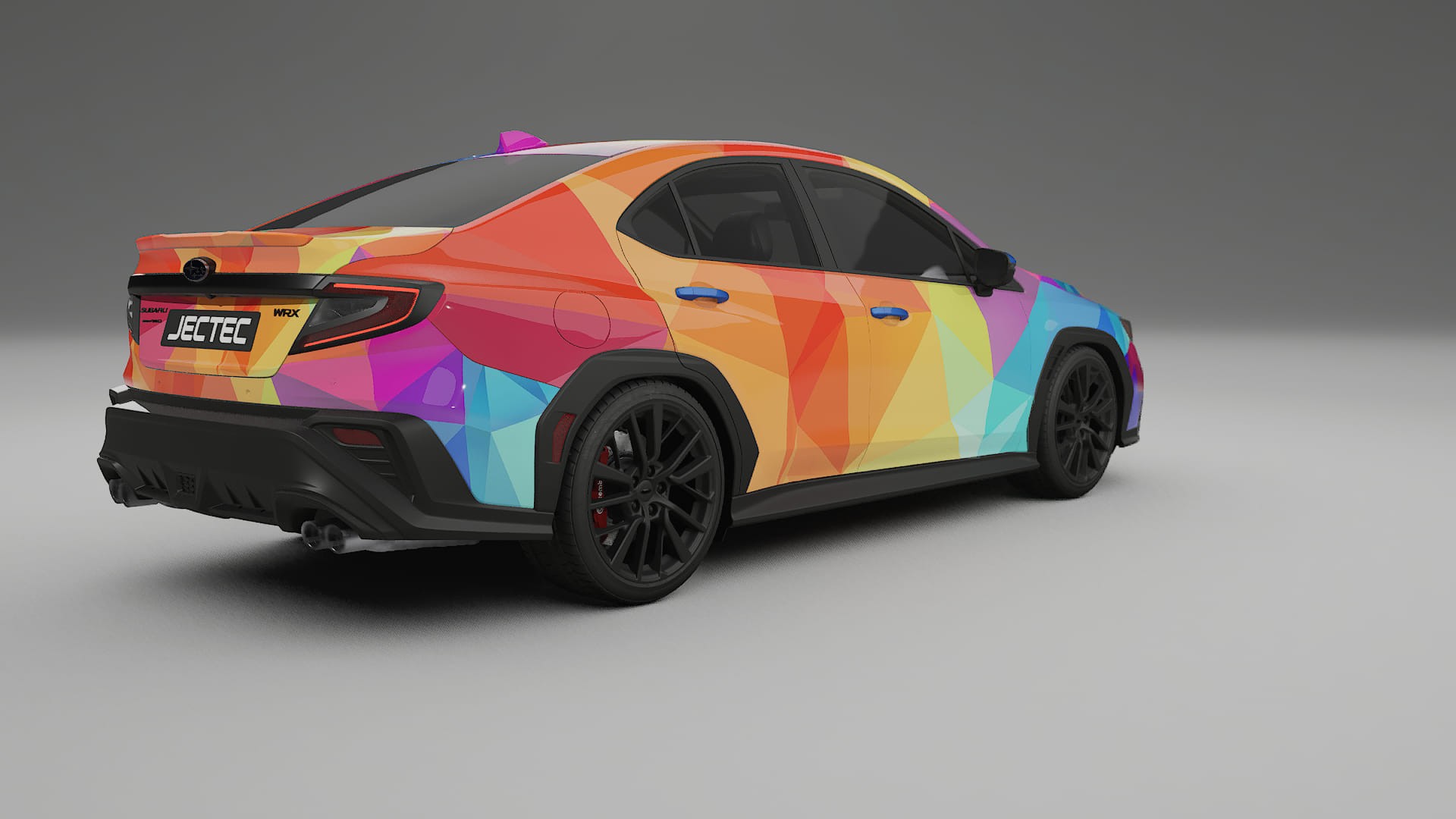 Subaru WRX VB VECTOR VIBE – Designet Wrap PPF-sæt i printbart polyurethanfilm
