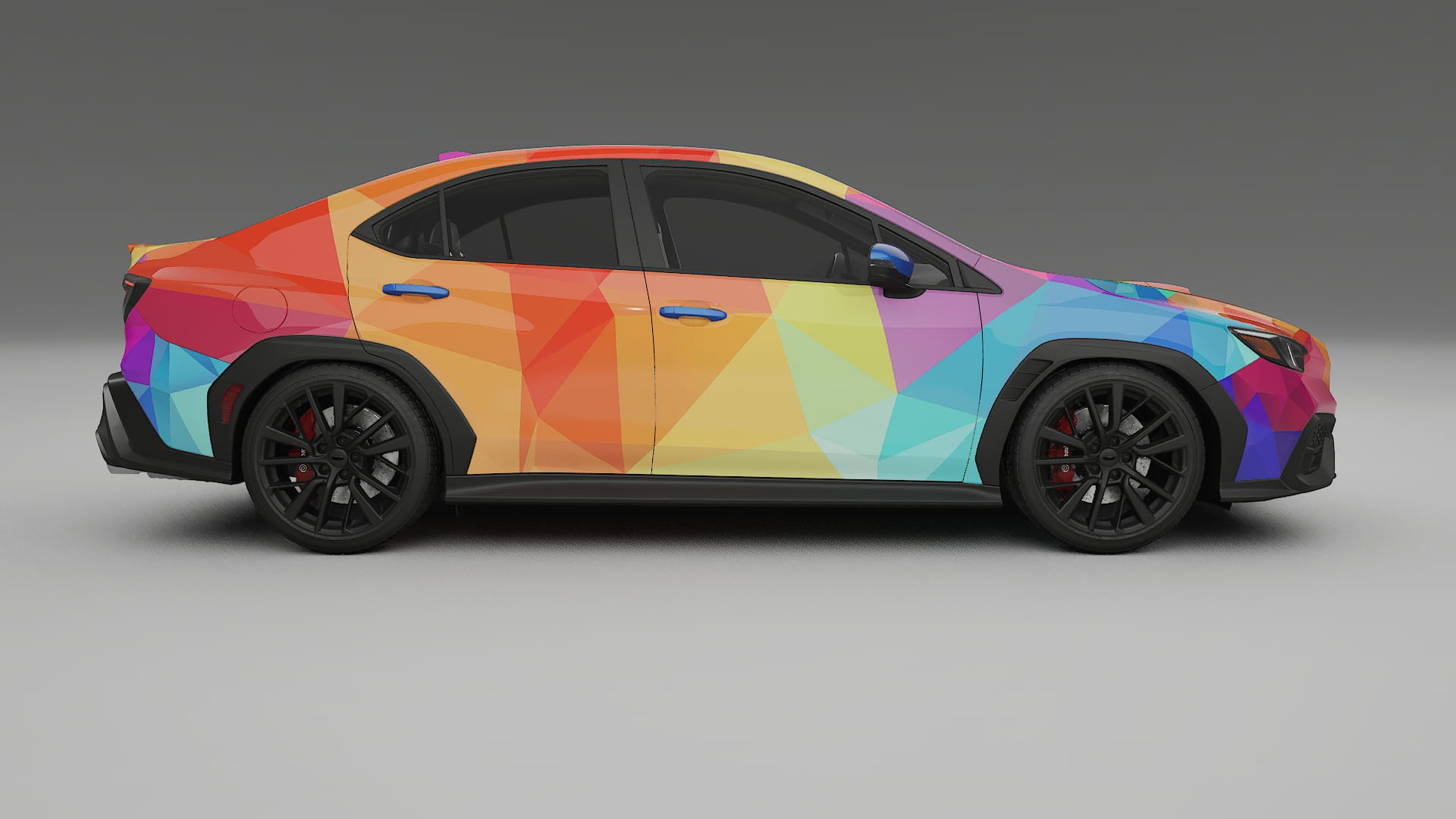 Subaru WRX VB VECTOR VIBE – Designet Wrap PPF-sæt i printbart polyurethanfilm