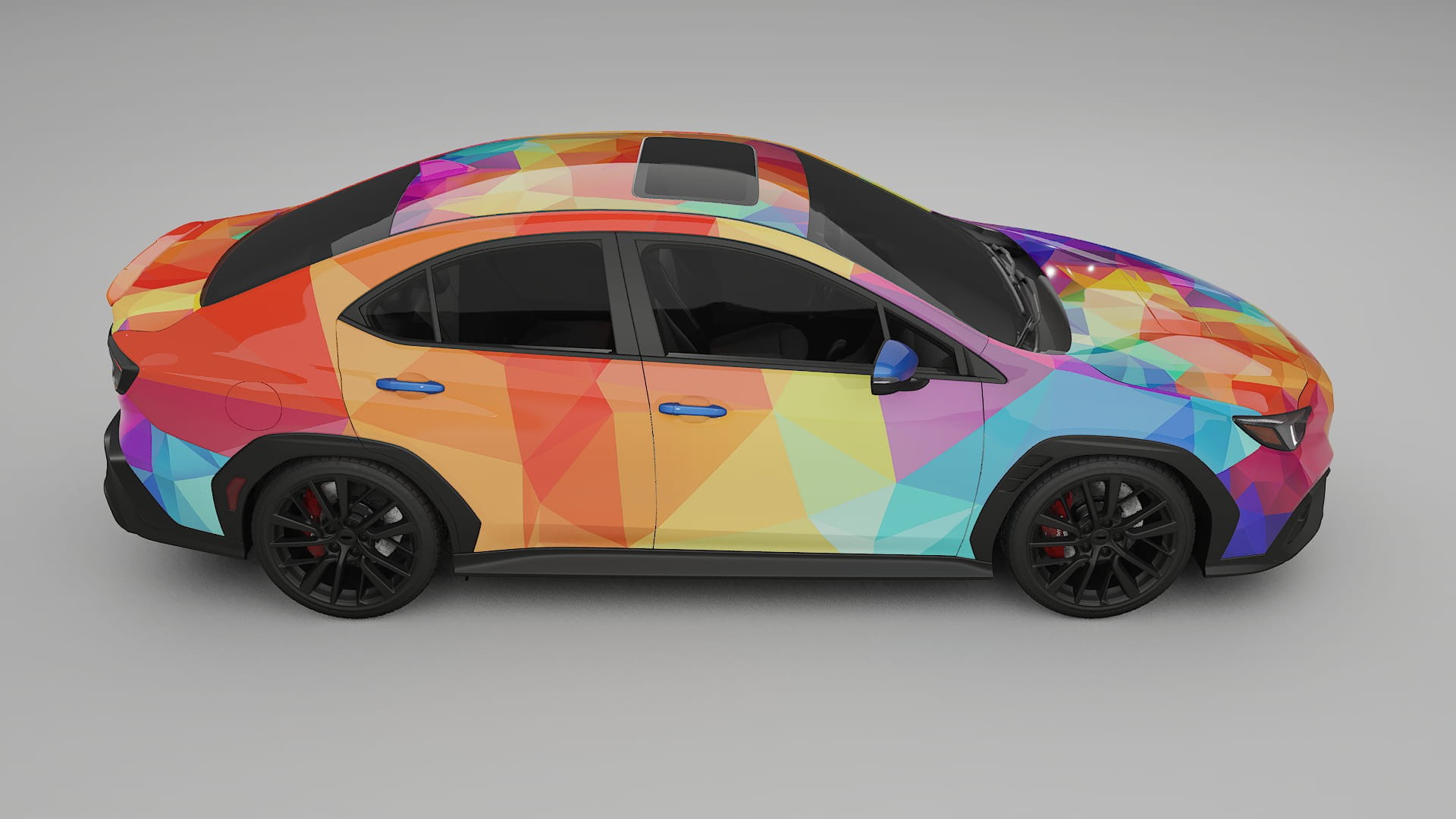 Subaru WRX VB VECTOR VIBE – Designet Wrap PPF-sæt i printbart polyurethanfilm