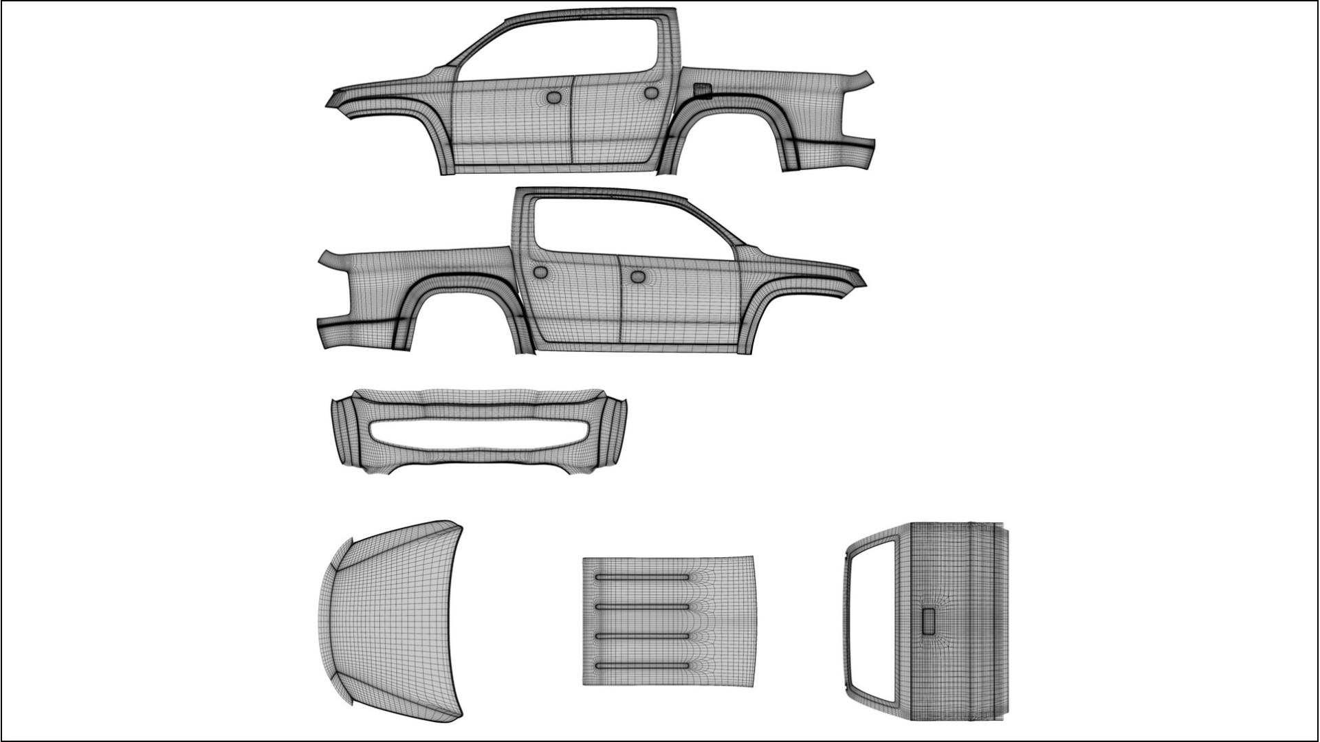 VW Amarok 2H VECTOR WIBE Designed Wrap PPF Kit – Printable Polyurethane Film 2