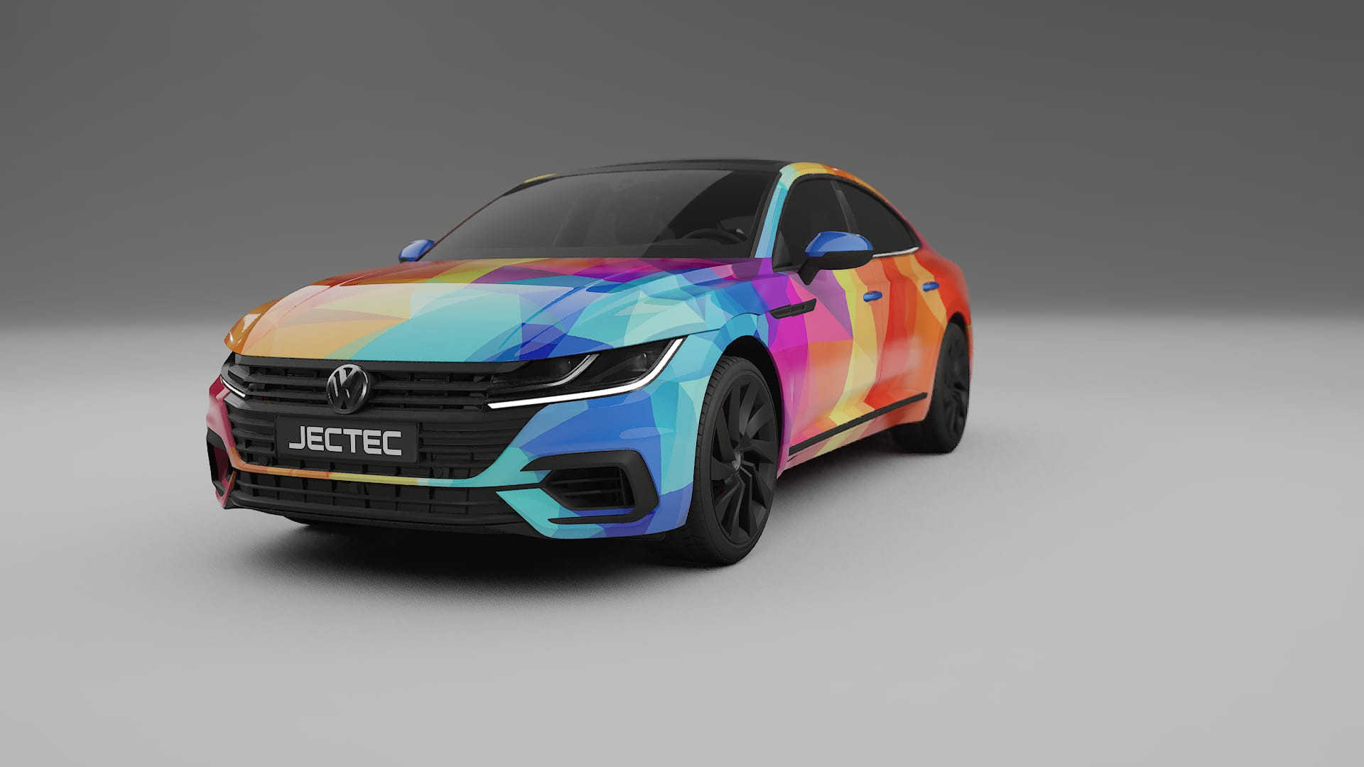 VW Arteon R 3H prefacelift pre-LCI VECTOR WIBE Designed Wrap PPF Kit – Printable Polyurethane Film