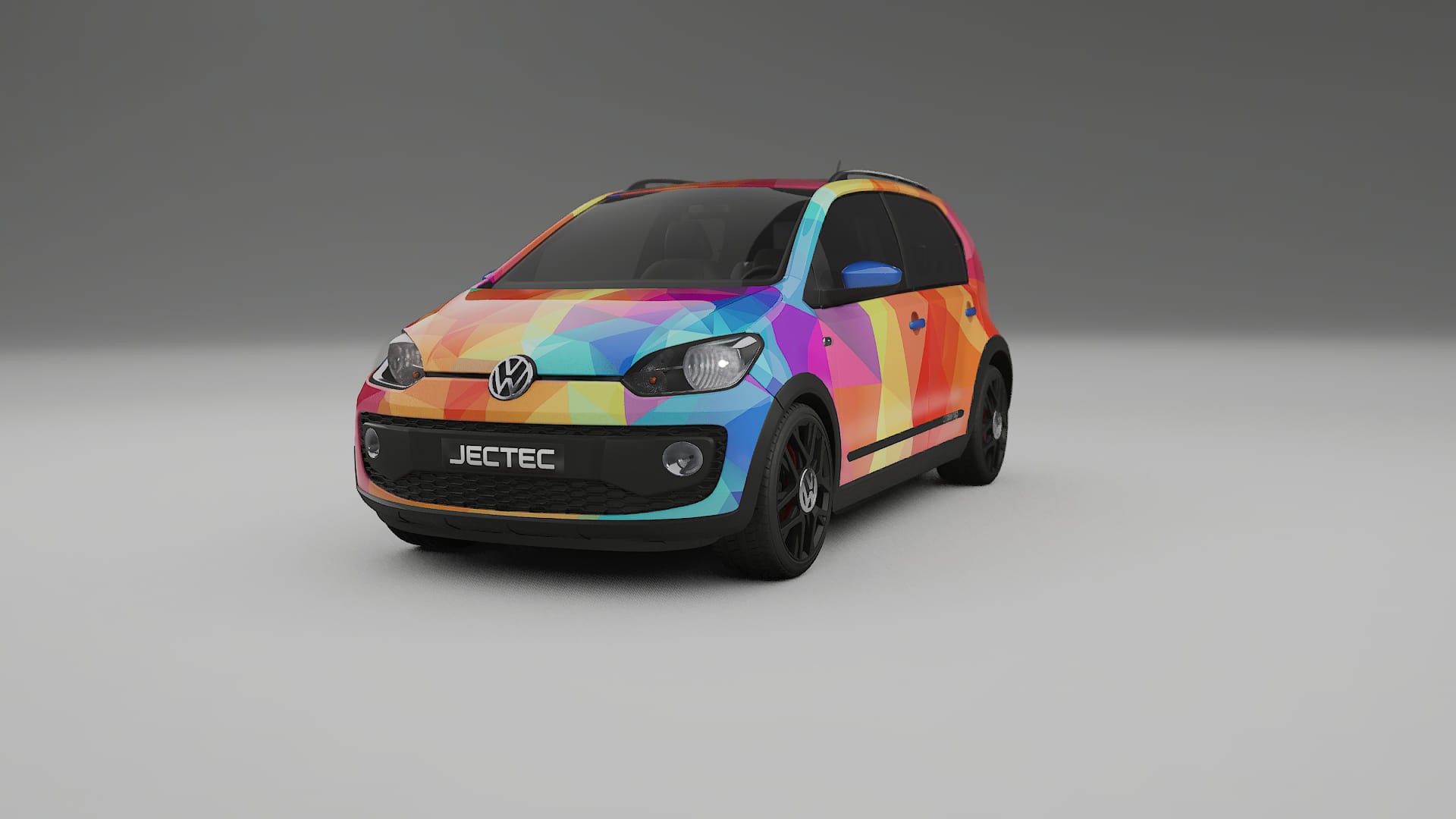 VW Cross Up VECTOR VIBE – Designet Wrap PPF-sæt i printbart polyurethanfilm