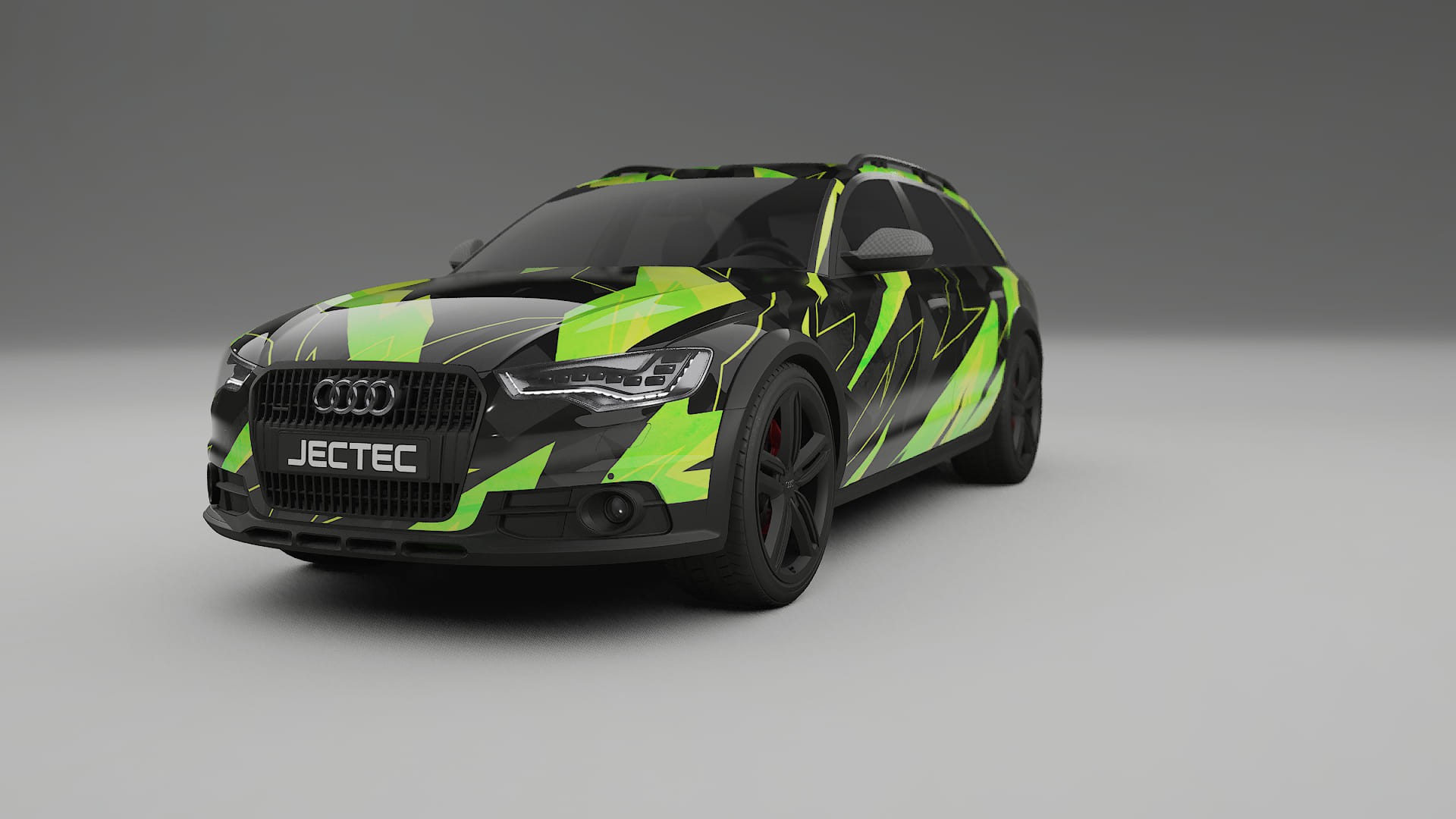 Audi A6 Allroad C7 prefacelift pre-LCI NINJA TURTLES – Designet Wrap PPF-sæt i printbart polyurethanfilm