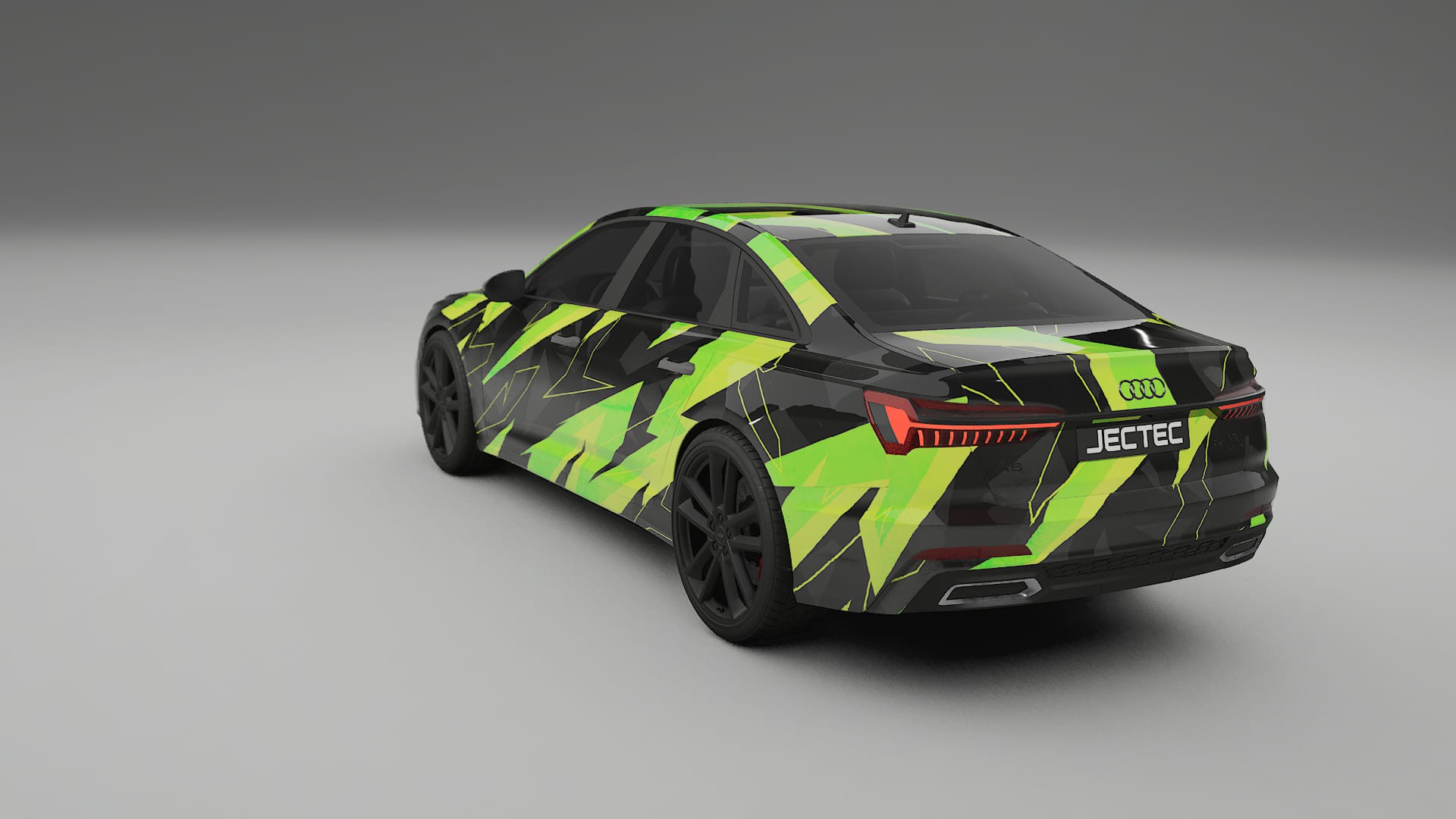 Audi A6 S-Line C8 NINJA TURTLES – Designet Wrap PPF-sæt i printbart polyurethanfilm