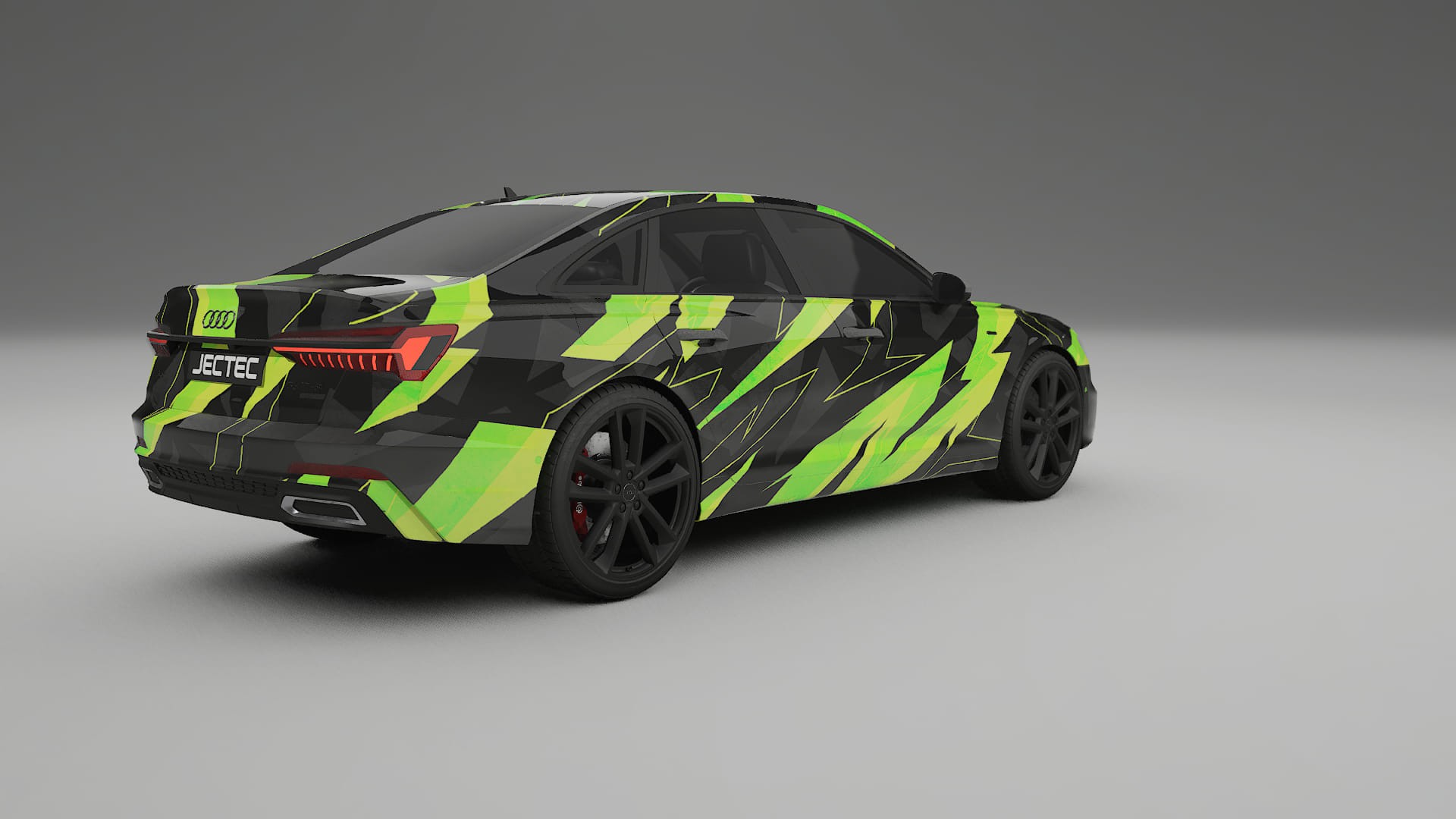 Audi A6 S-Line C8 NINJA TURTLES – Designet Wrap PPF-sæt i printbart polyurethanfilm