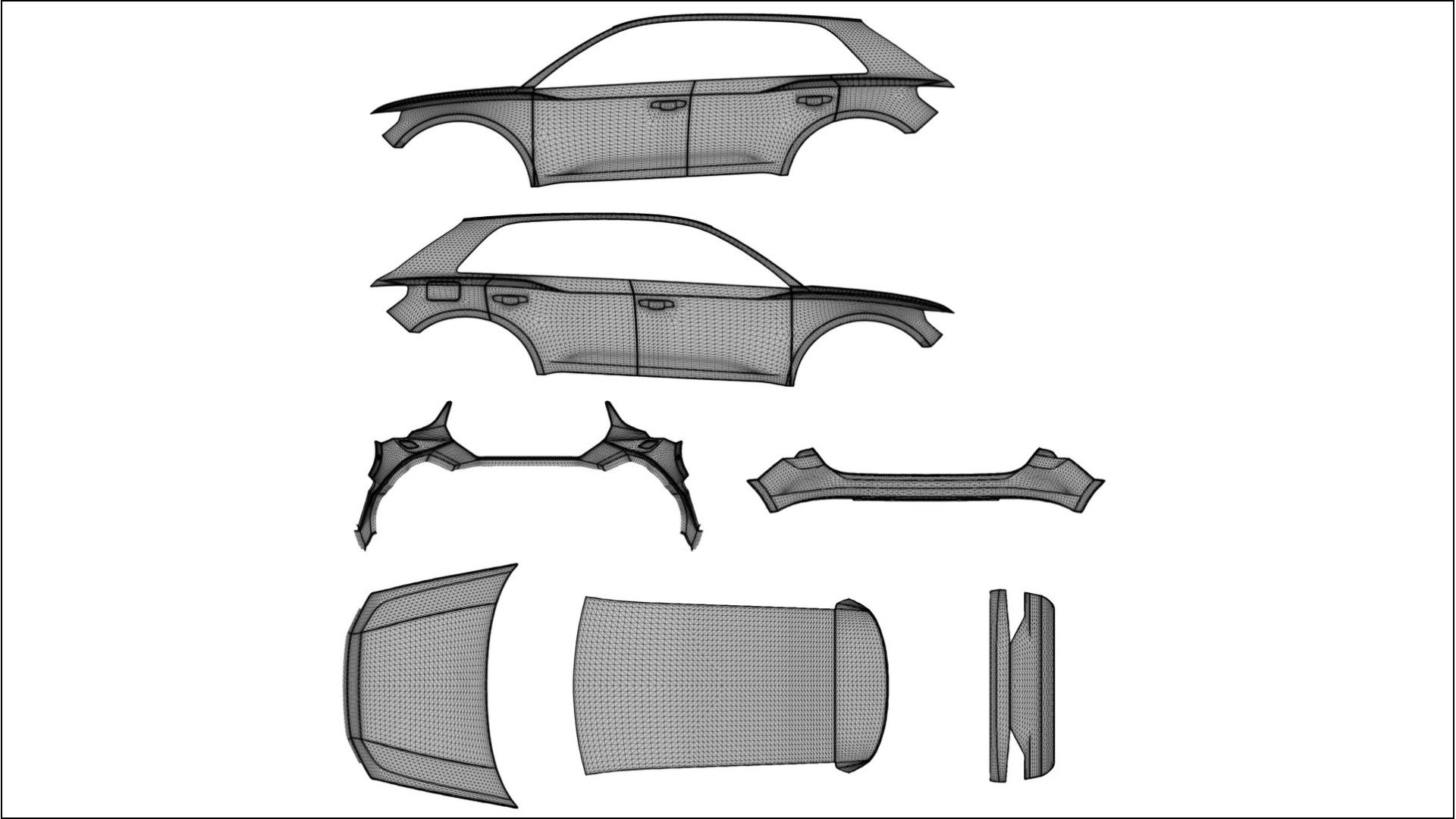 Audi Q3 S-Line F3 NINJA TURTLES Designed Wrap PPF Kit – Printable Polyurethane Film 2