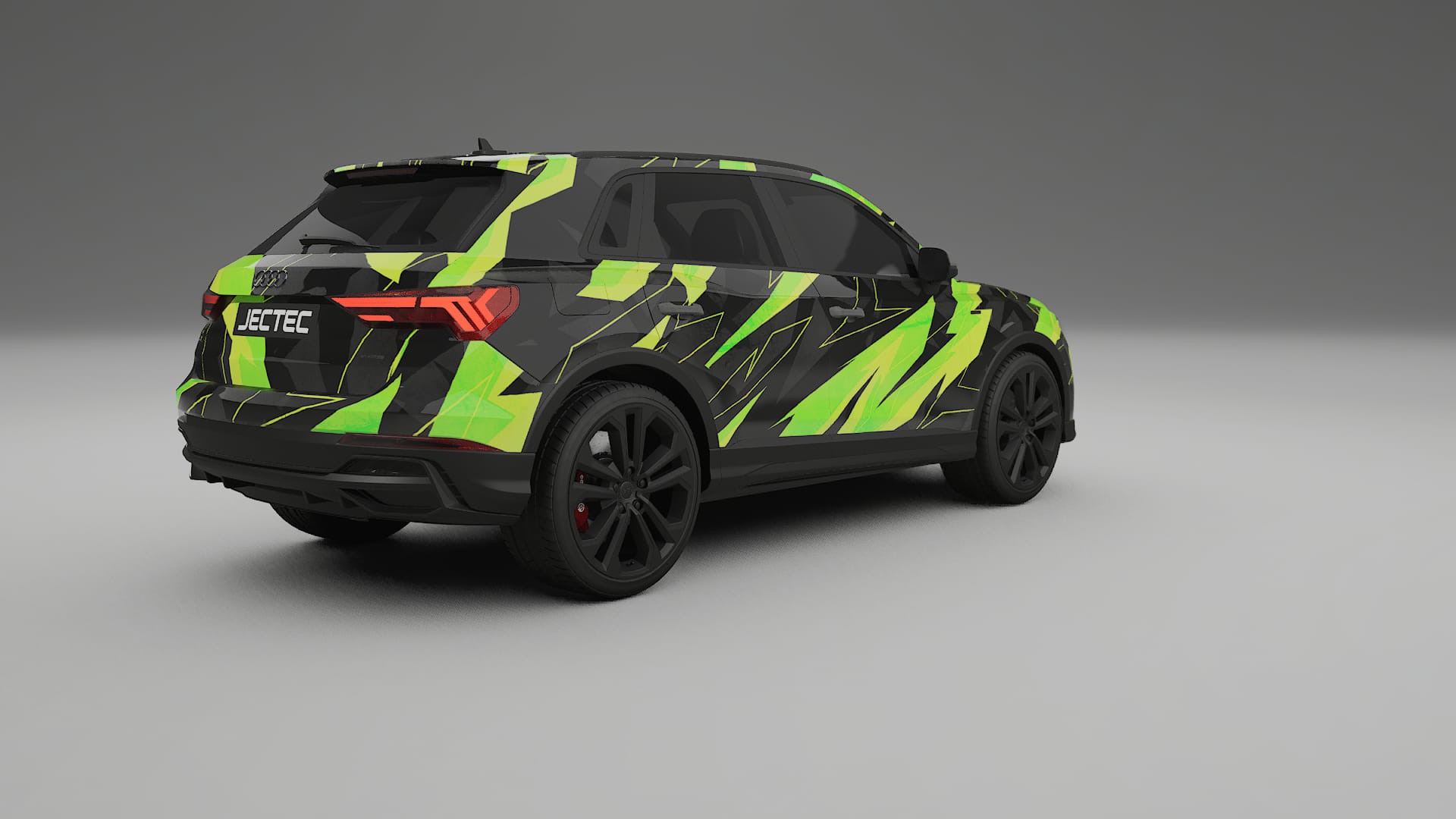 Audi Q3 S-Line F3 NINJA TURTLES – Designet Wrap PPF-sæt i printbart polyurethanfilm