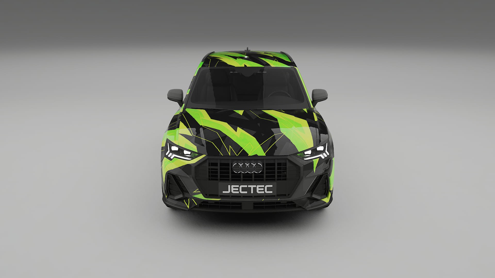 Audi Q3 S-Line F3 NINJA TURTLES – Designet Wrap PPF-sæt i printbart polyurethanfilm