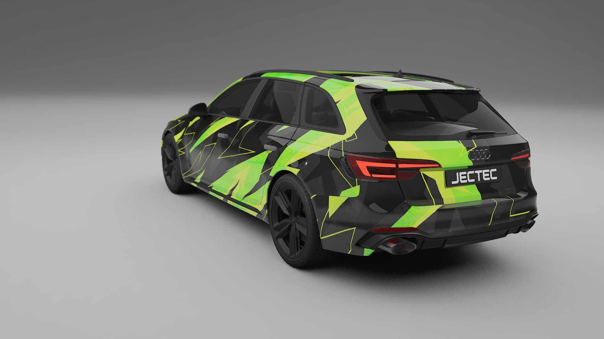 Audi RS4 Avant B9 prefacelift pre-LCI NINJA TURTLES – Designet Wrap PPF-sæt i printbart polyurethanfilm