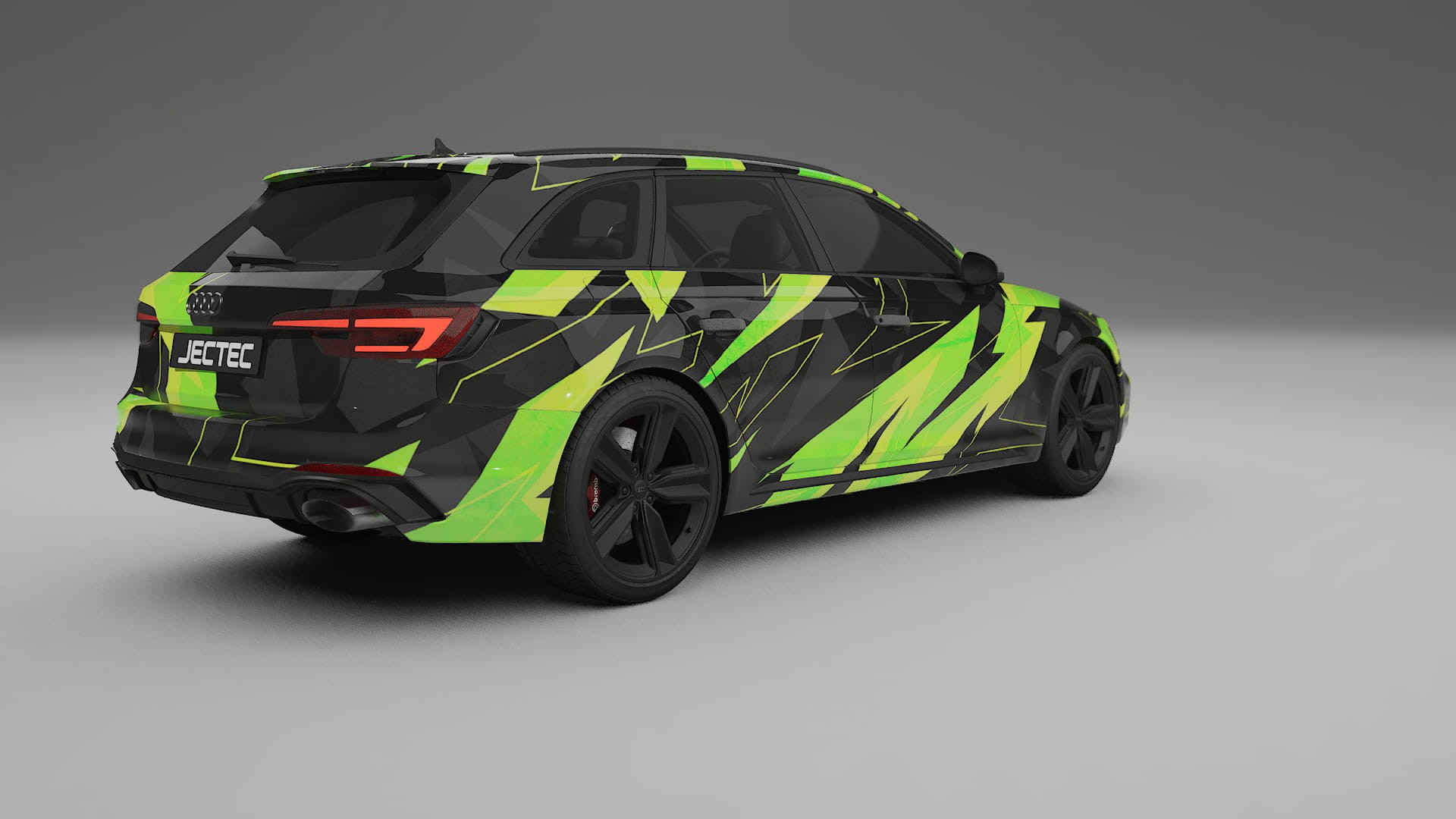 Audi RS4 Avant B9 prefacelift pre-LCI NINJA TURTLES – Designet Wrap PPF-sæt i printbart polyurethanfilm