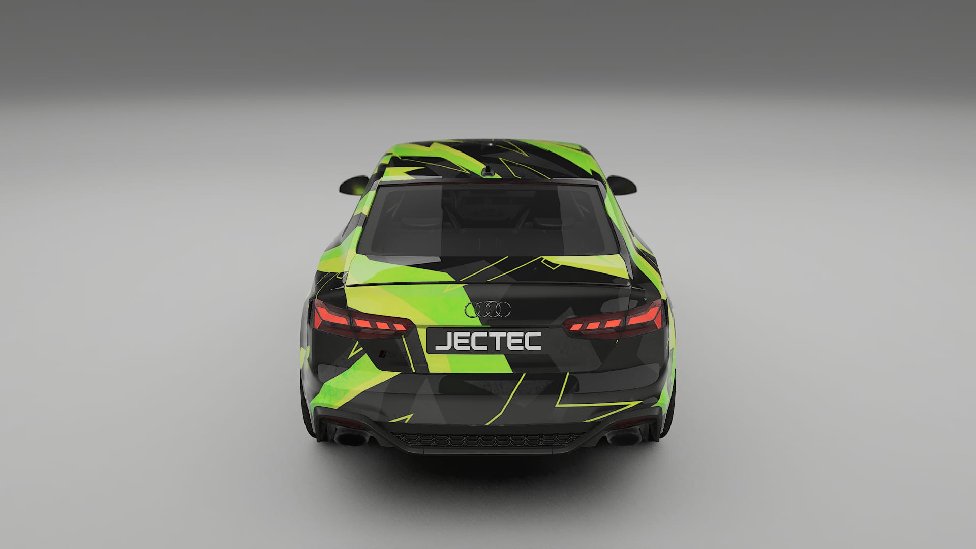 Audi RS5 Coupe B9 facelift pre-LCI NINJA TURTLES – Designet Wrap PPF-sæt i printbart polyurethanfilm
