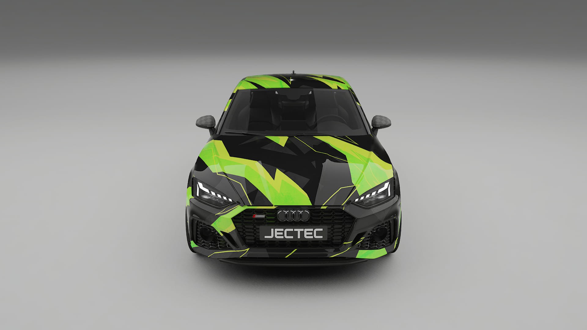 Audi RS5 Coupe B9 facelift pre-LCI NINJA TURTLES – Designet Wrap PPF-sæt i printbart polyurethanfilm