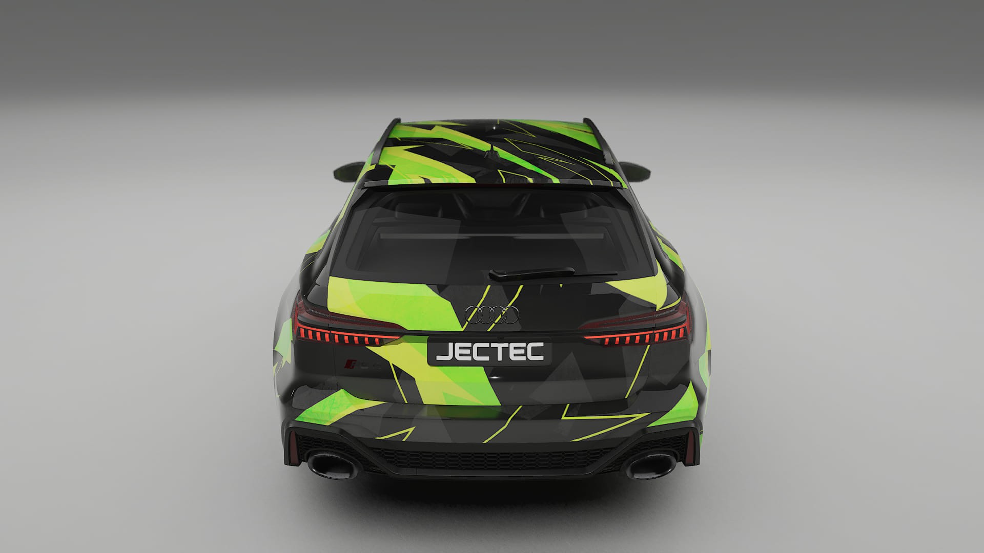 Audi RS6 Avant C8 facelift LCI NINJA TURTLES – Designet Wrap PPF-sæt i printbart polyurethanfilm