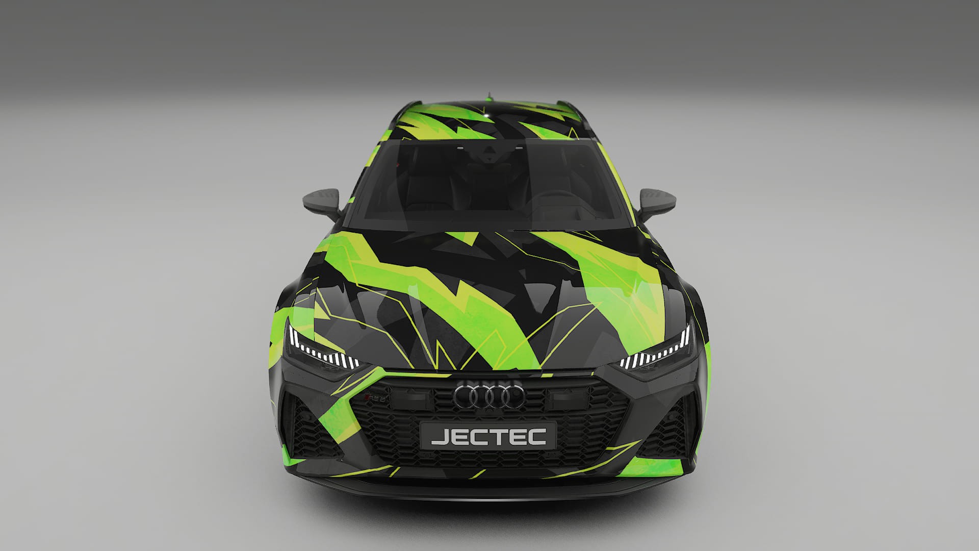 Audi RS6 Avant C8 facelift LCI NINJA TURTLES – Designet Wrap PPF-sæt i printbart polyurethanfilm