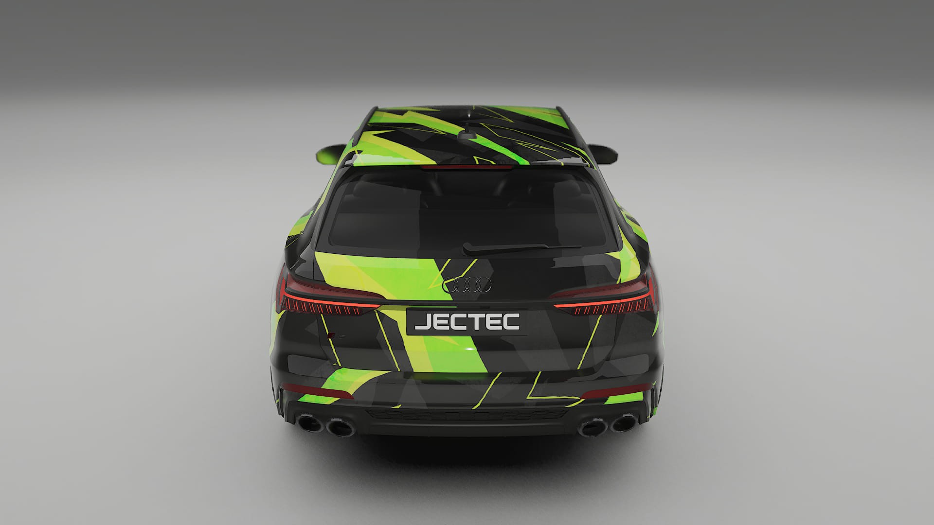 Audi S6 Avant prefacelift pre-LCI C8 NINJA TURTLES – Designet Wrap PPF-sæt i printbart polyurethanfilm