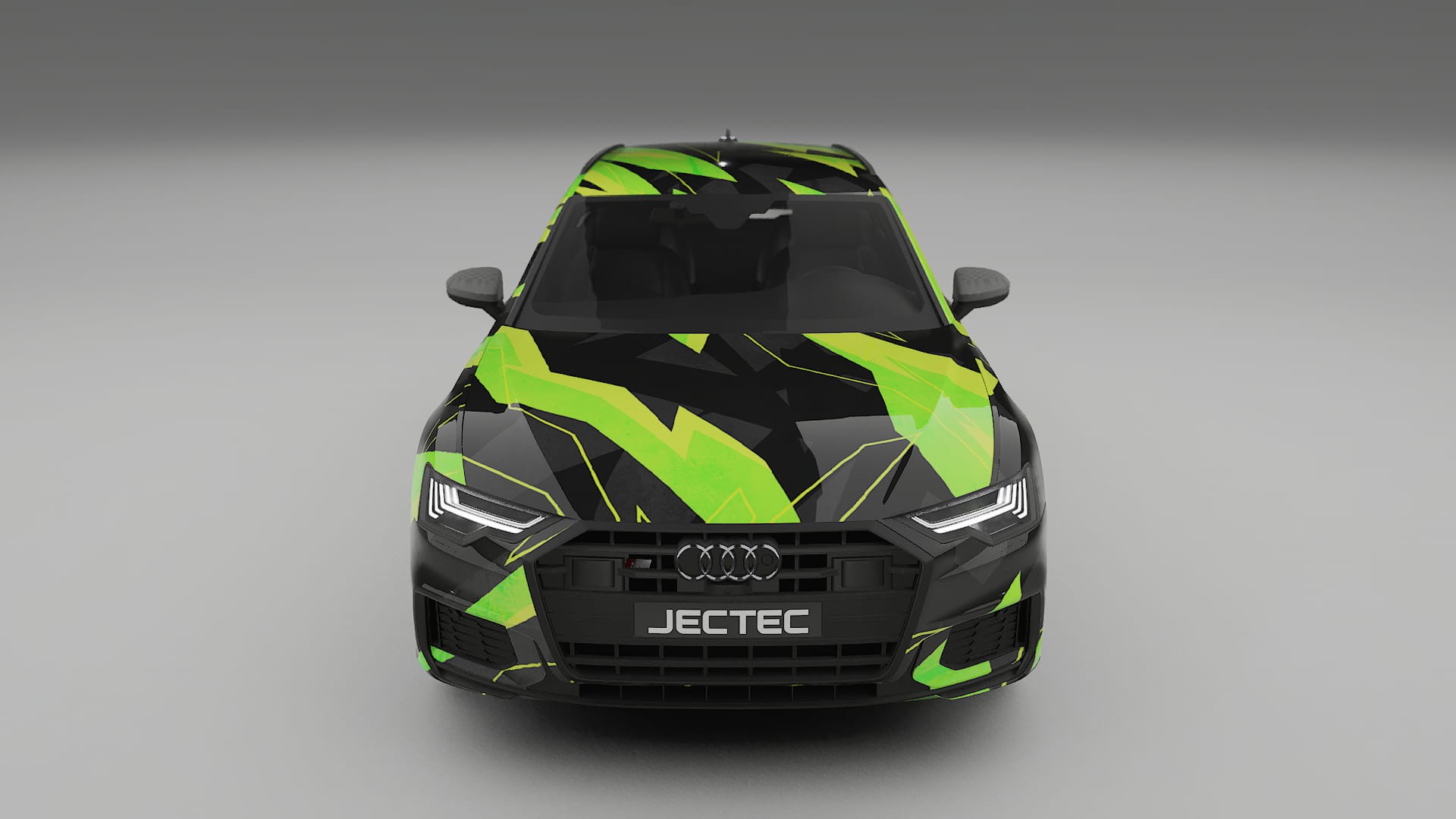 Audi S6 Avant prefacelift pre-LCI C8 NINJA TURTLES – Designet Wrap PPF-sæt i printbart polyurethanfilm