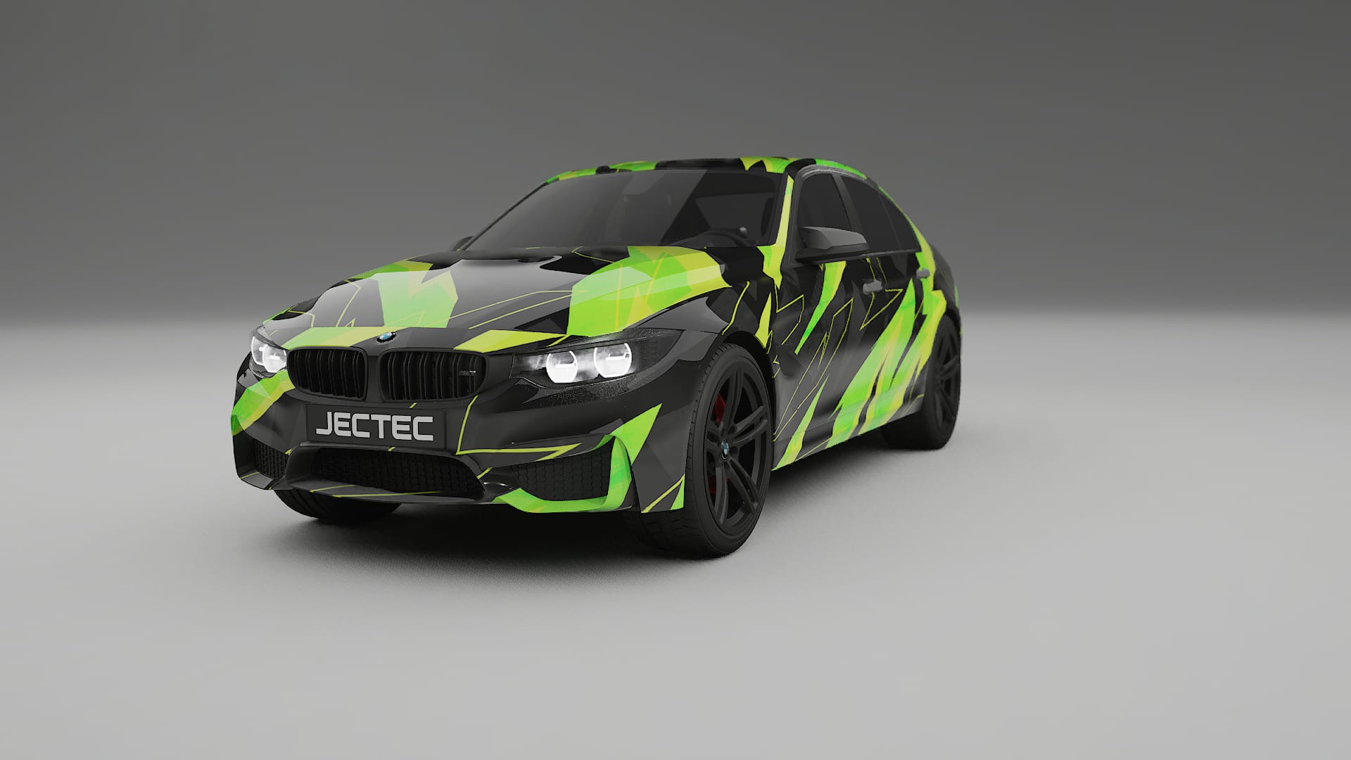 BMW M3 F80 NINJA TURTLES – Designet Wrap PPF-sæt i printbart polyurethanfilm
