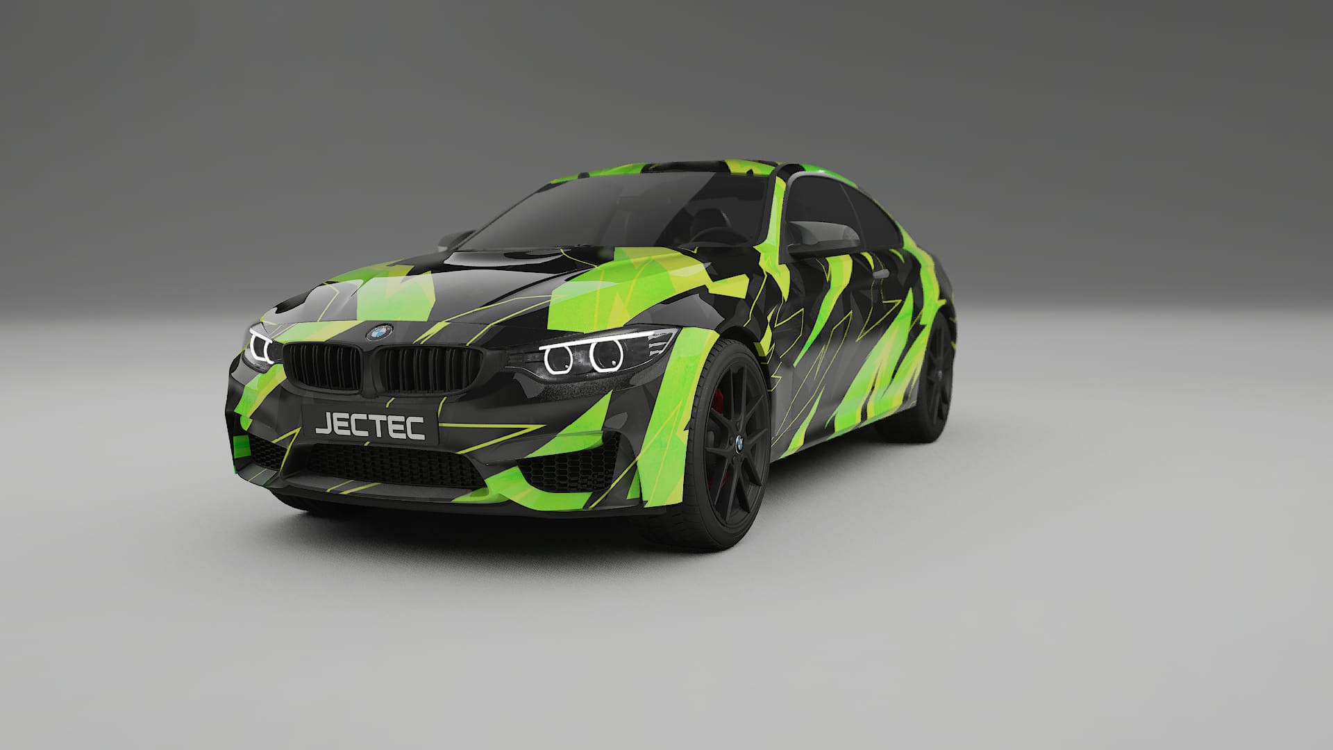 BMW M4 F82 NINJA TURTLES – Designet Wrap PPF-sæt i printbart polyurethanfilm