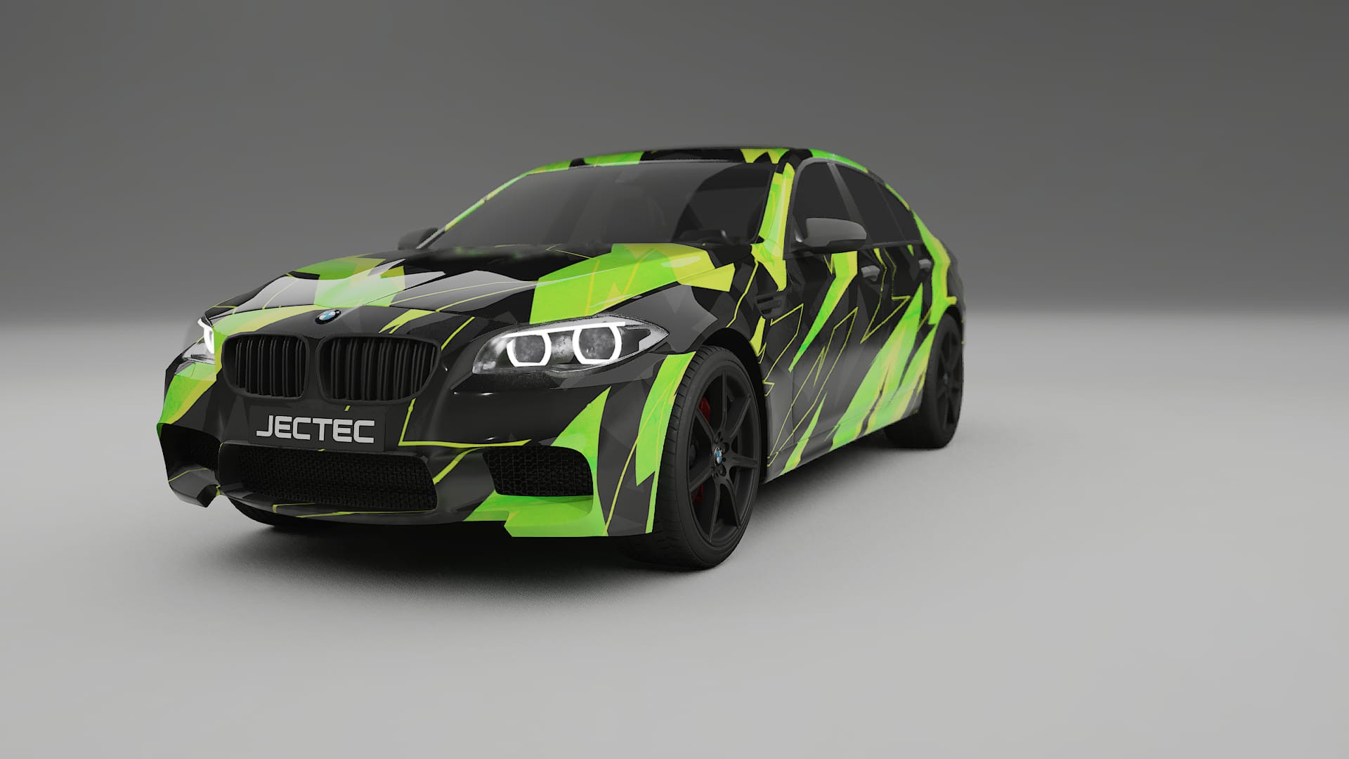 BMW M5 F10 NINJA TURTLES – Designet Wrap PPF-sæt i printbart polyurethanfilm