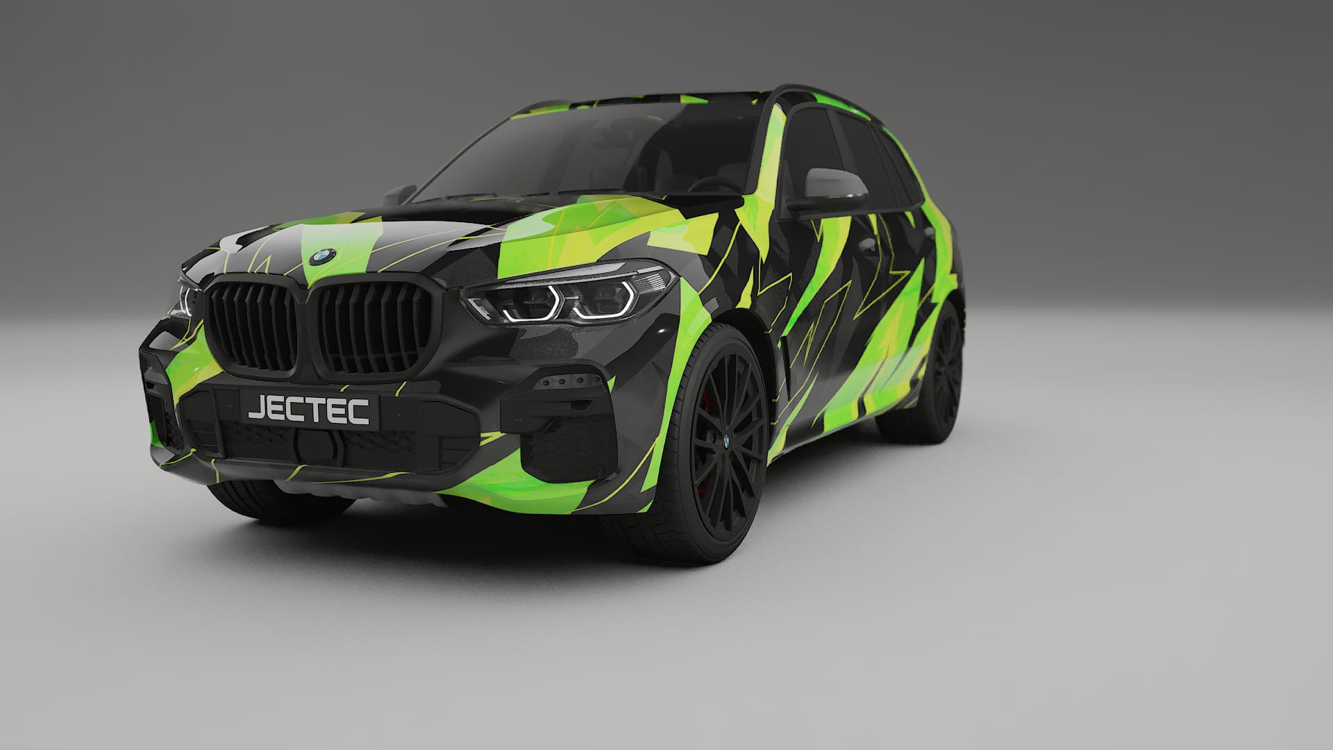 BMW X5 G05 M-Sport NINJA TURTLES – Designet Wrap PPF-sæt i printbart polyurethanfilm