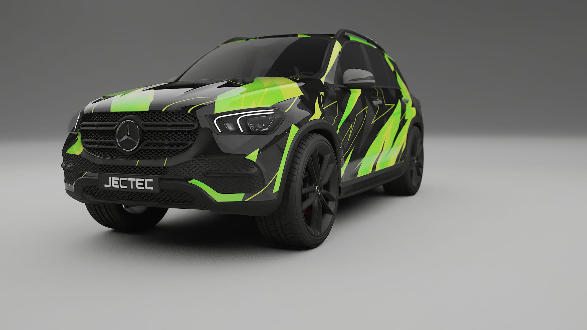 Mercedes GLE W167 NINJA TURTLES – Designet Wrap PPF-sæt i printbart polyurethanfilm