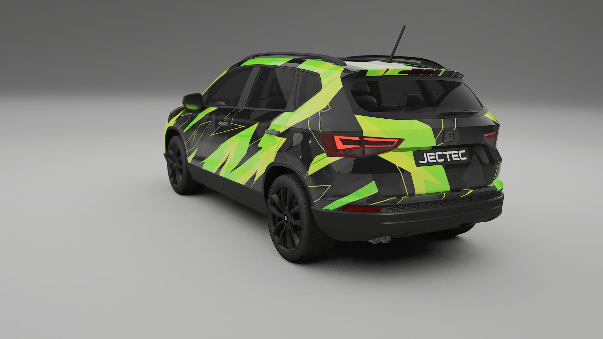Seat Ateca KH7 NINJA TURTLES – Designet Wrap PPF-sæt i printbart polyurethanfilm
