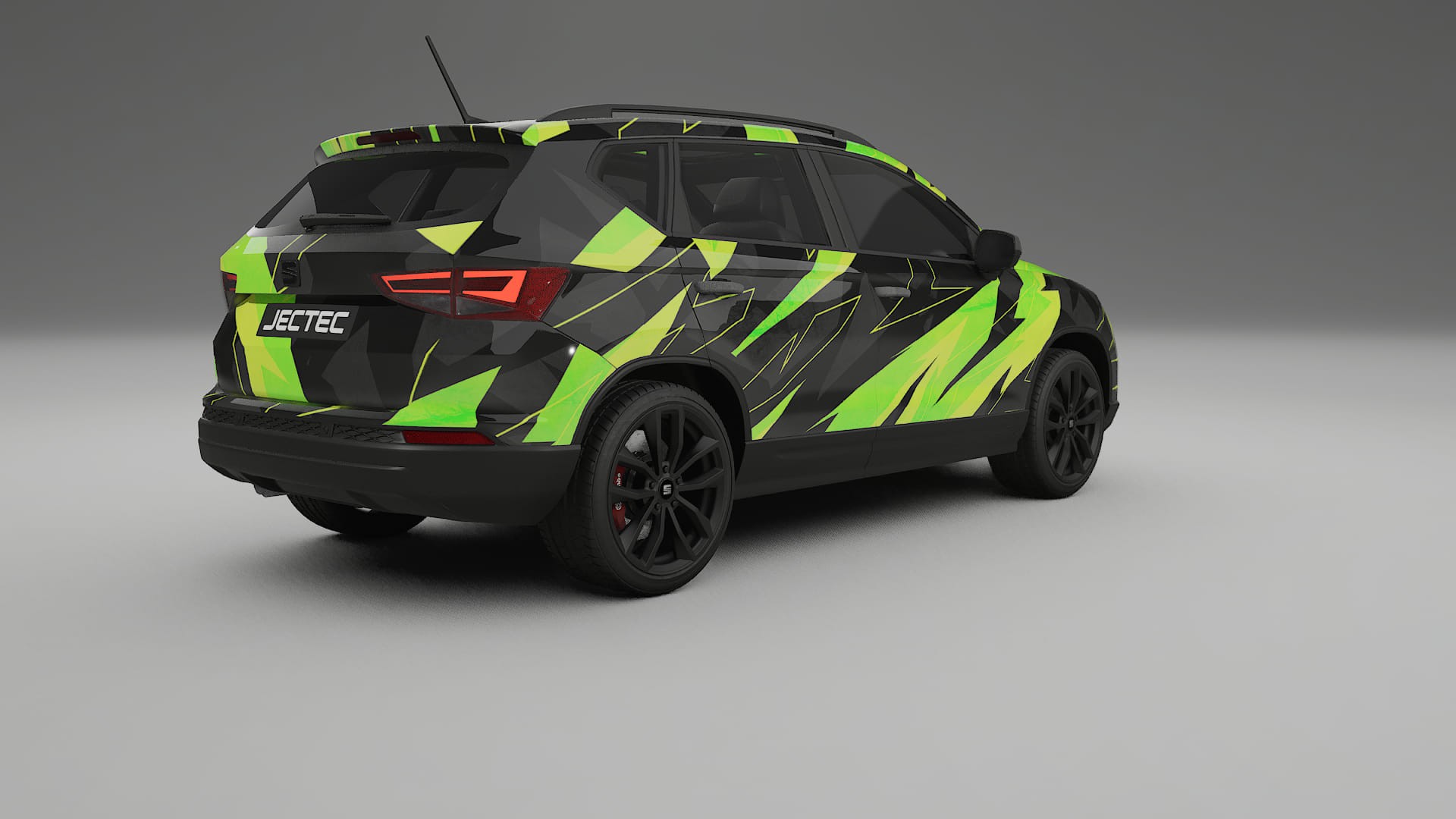 Seat Ateca KH7 NINJA TURTLES – Designet Wrap PPF-sæt i printbart polyurethanfilm