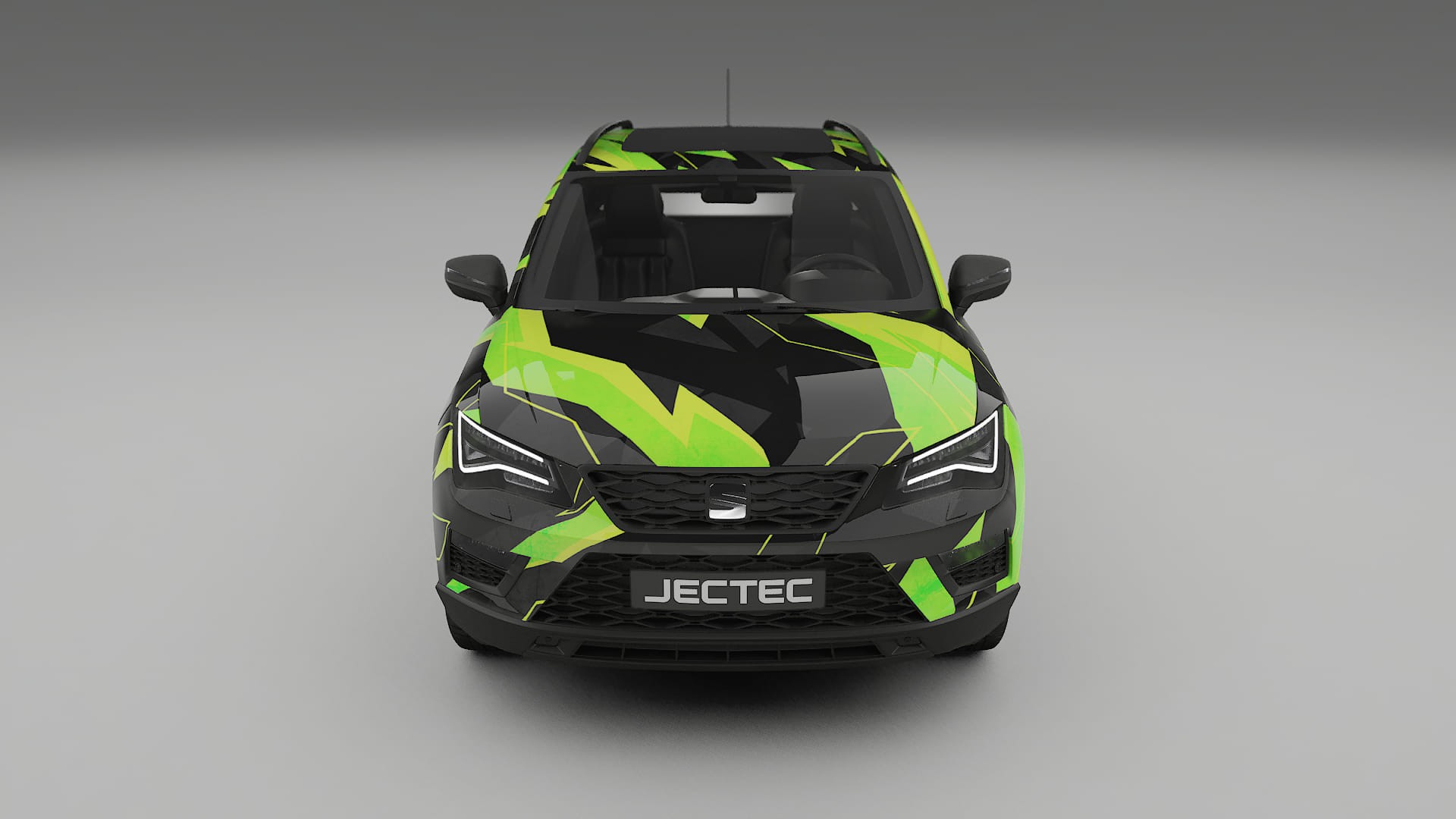 Seat Ateca KH7 NINJA TURTLES – Designet Wrap PPF-sæt i printbart polyurethanfilm