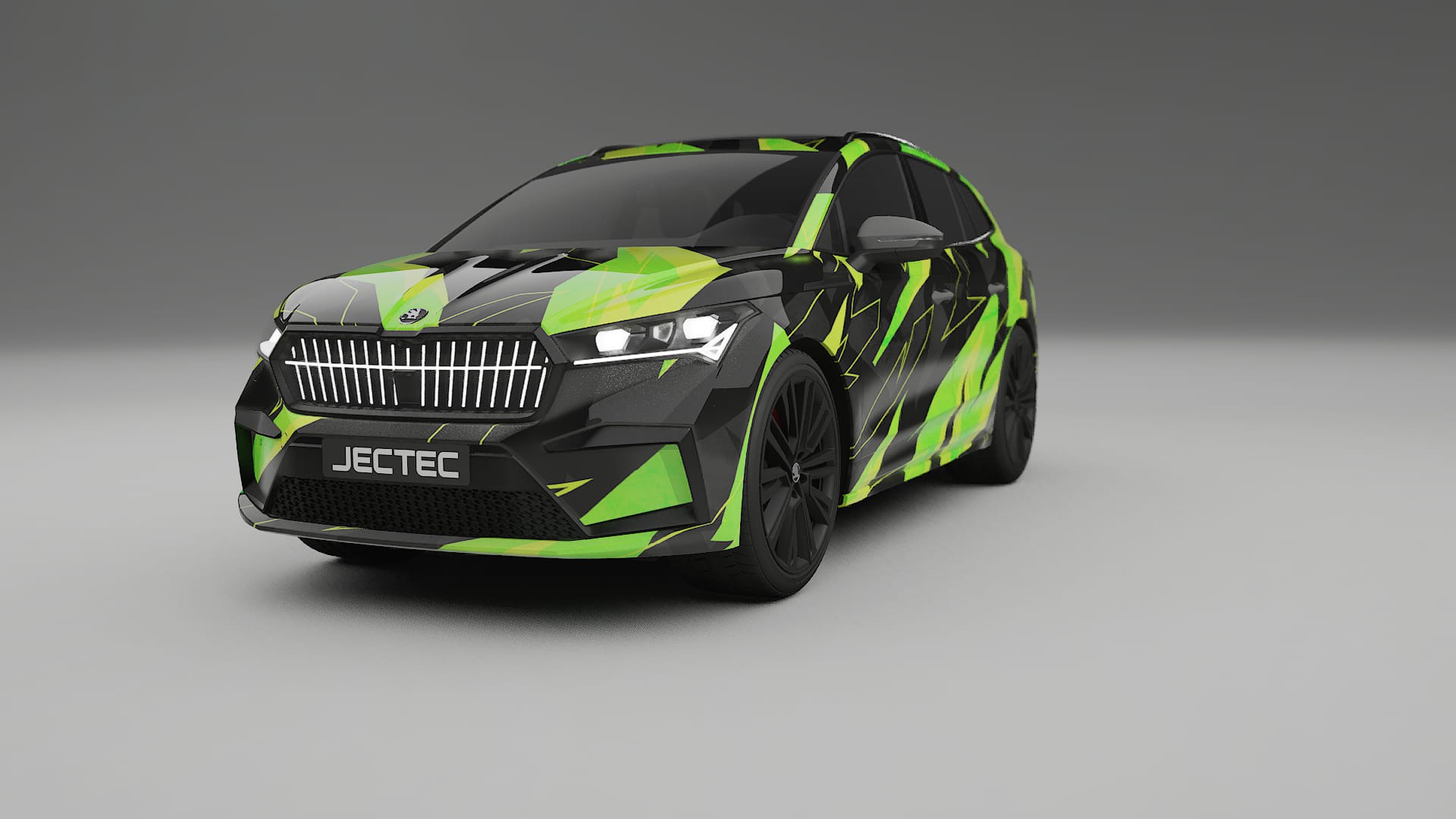 Škoda Enyaq MEB NINJA TURTLES – Designet Wrap PPF-sæt i printbart polyurethanfilm
