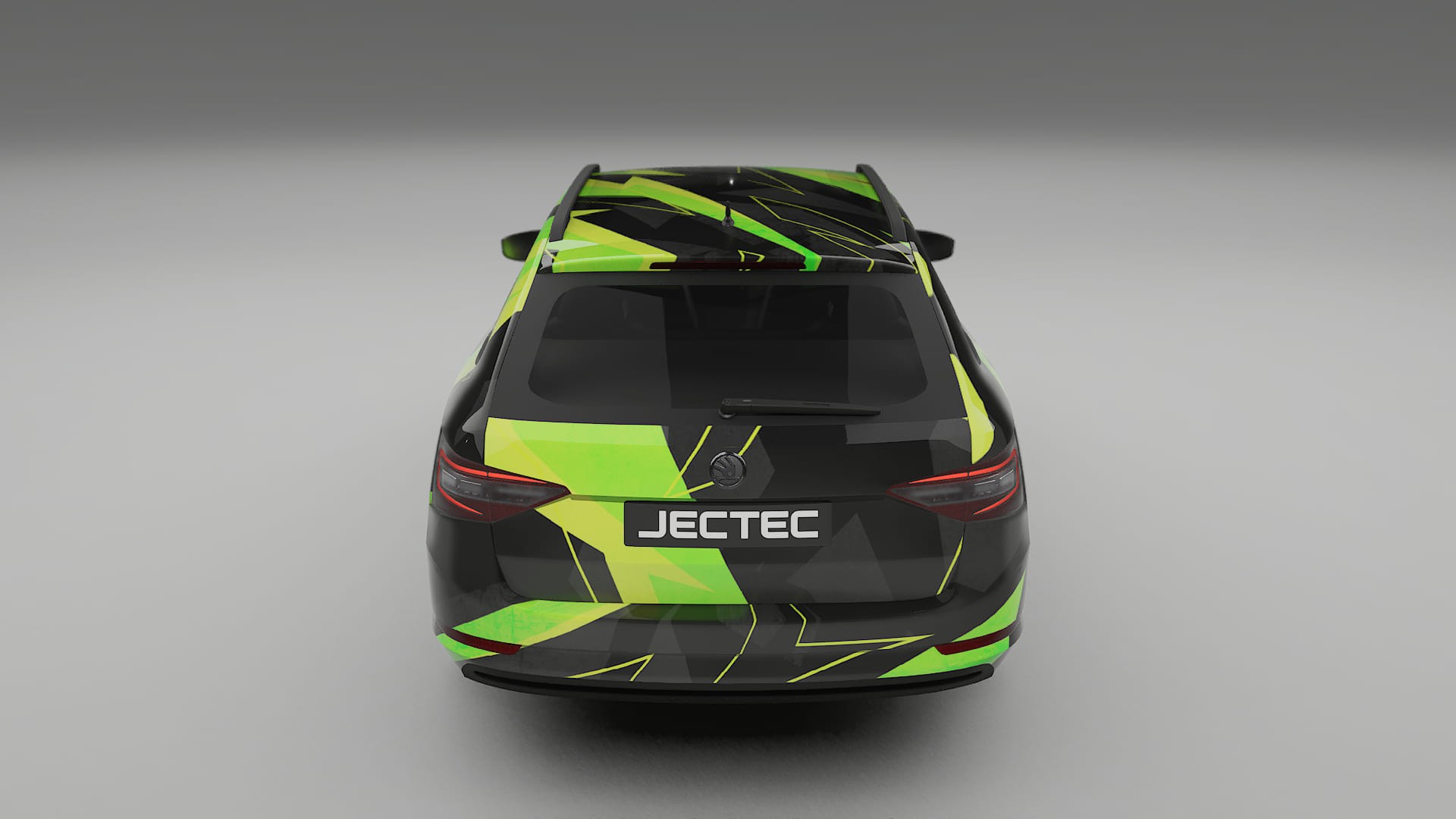 Škoda Superb B8 NINJA TURTLES – Designet Wrap PPF-sæt i printbart polyurethanfilm