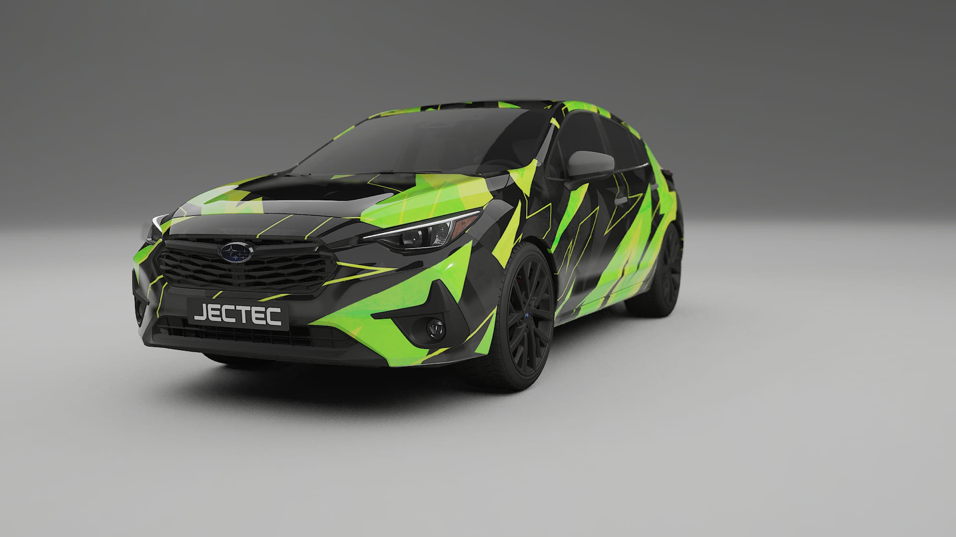 Subaru Impreza GU NINJA TURTLES – Designet Wrap PPF-sæt i printbart polyurethanfilm