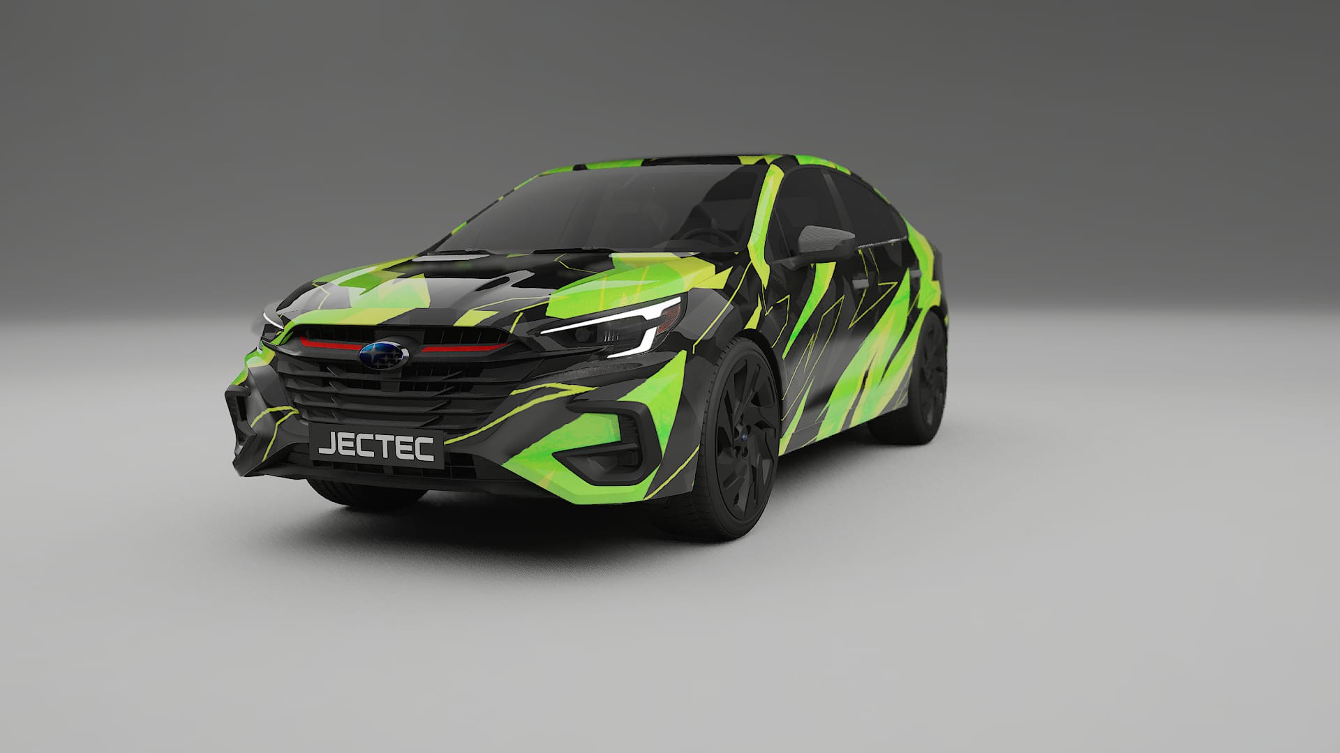 Subaru Legacy BW NINJA TURTLES – Designet Wrap PPF-sæt i printbart polyurethanfilm