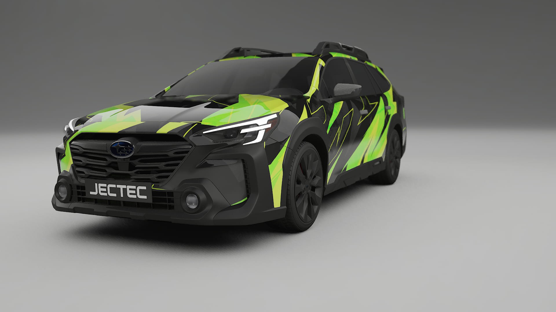 Subaru Outback VI BS facelift LCI NINJA TURTLES – Designet Wrap PPF-sæt i printbart polyurethanfilm