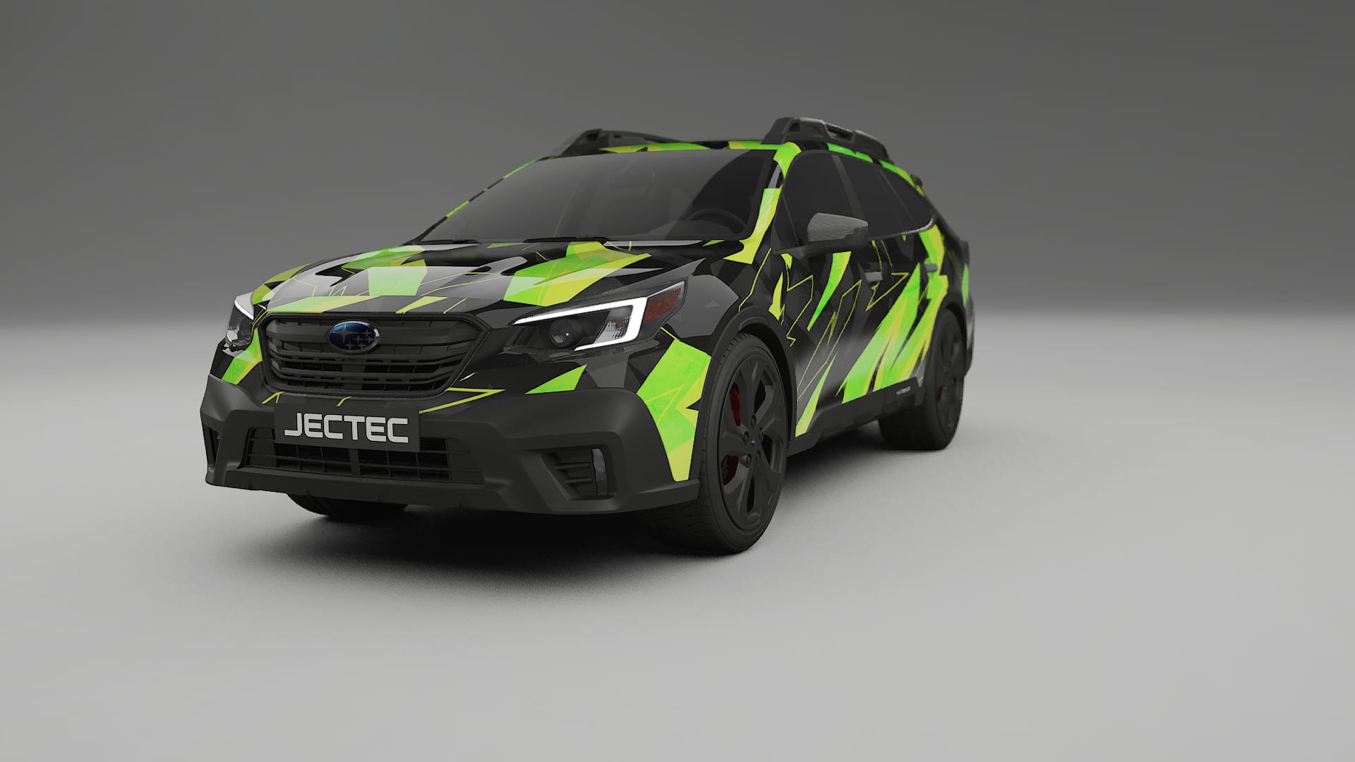 Subaru Outback VI BS prefacelift pre-LCI NINJA TURTLES – Designet Wrap PPF-sæt i printbart polyurethanfilm