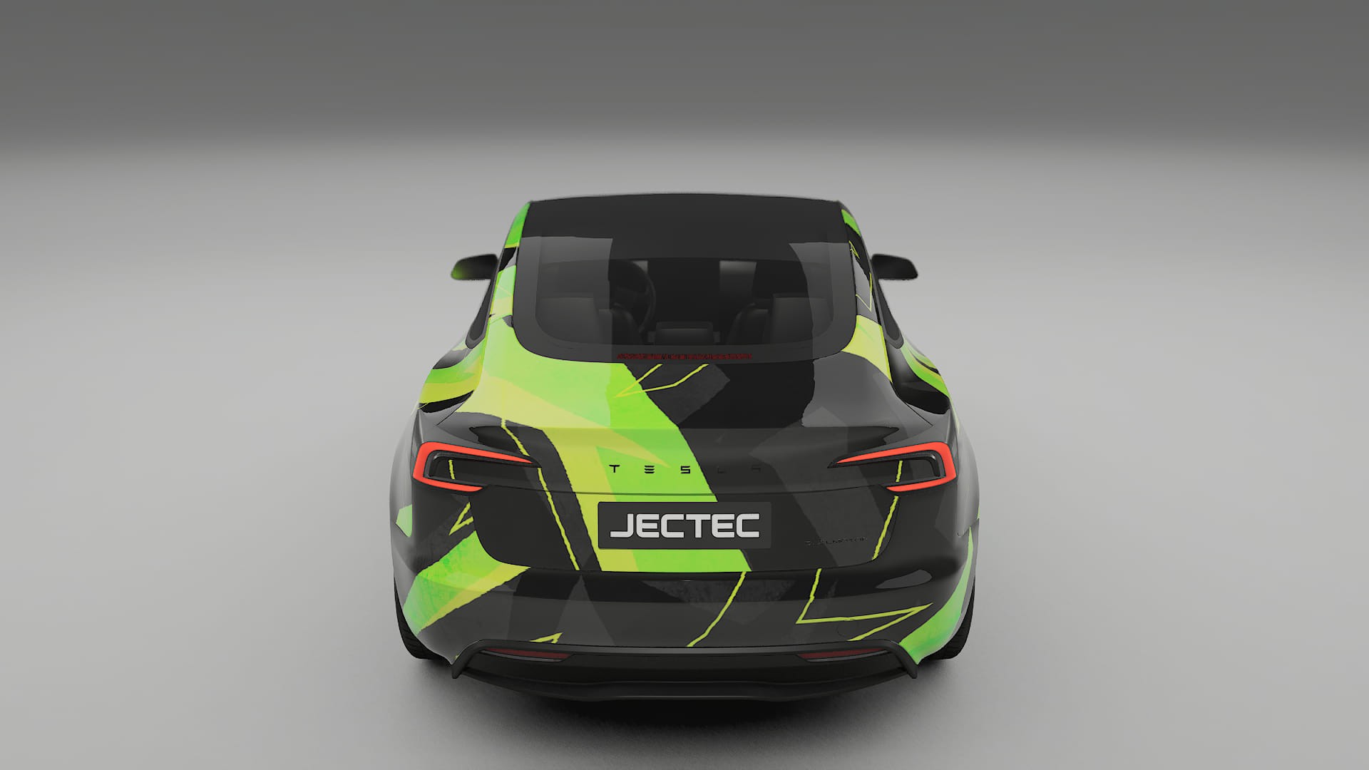 Tesla Model 3 Highland NINJA TURTLES – Designet Wrap PPF-sæt i printbart polyurethanfilm